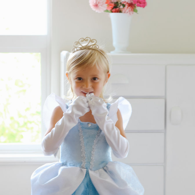 Blue Princess Ball Gown Royal Blue Dress For Baby Girl Costume