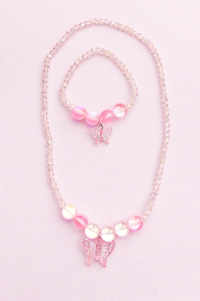 Boutique Holo Pink Crystal Bracelet-Retail-Great Pretenders USA