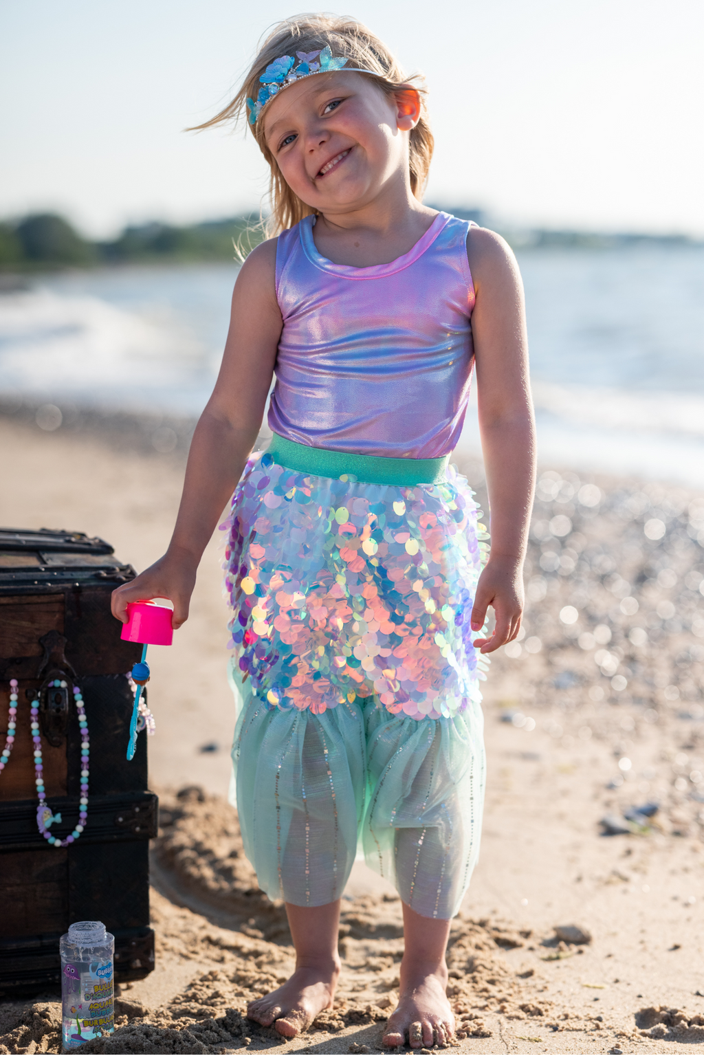 リンカブル　linkable shimmer tulle skirt 1_4f895af0-a554-4c86-815f-