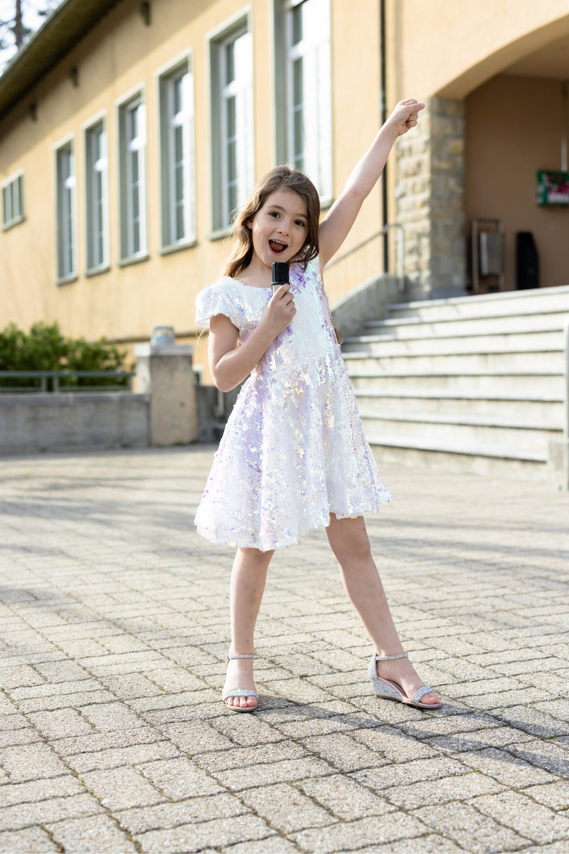 Sequins Concert Queen Dress