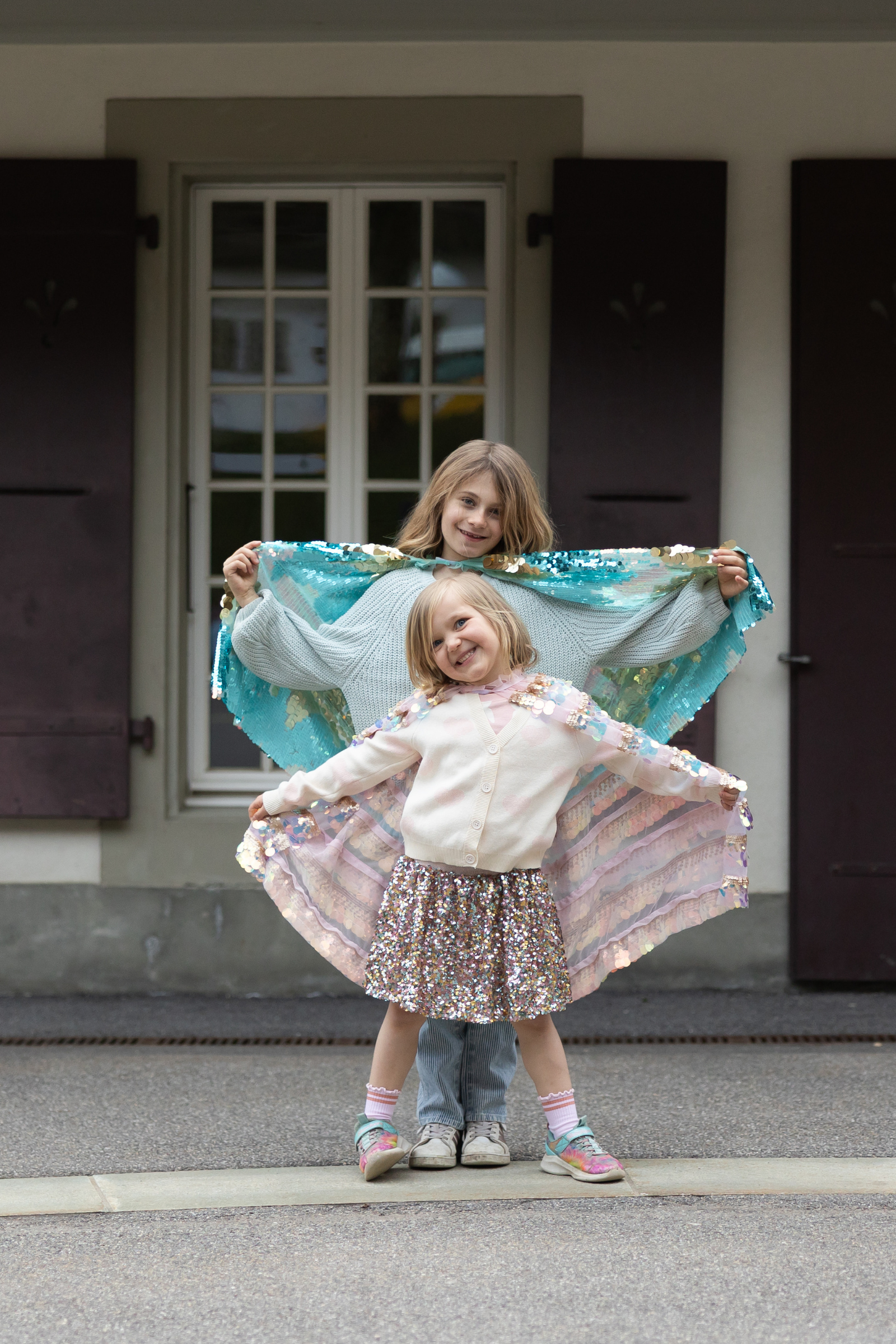 The 5th Avenue Paillette Cape