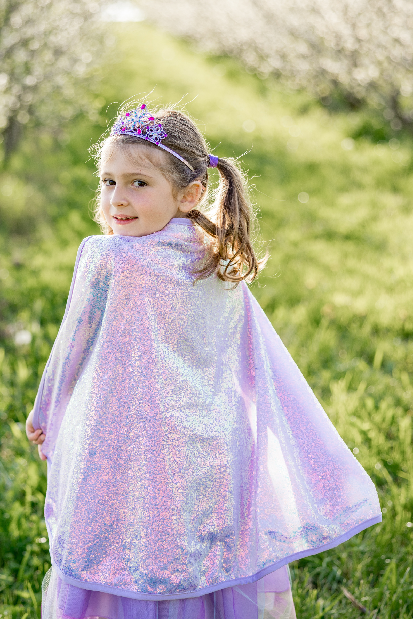 Pink Sequins Cape