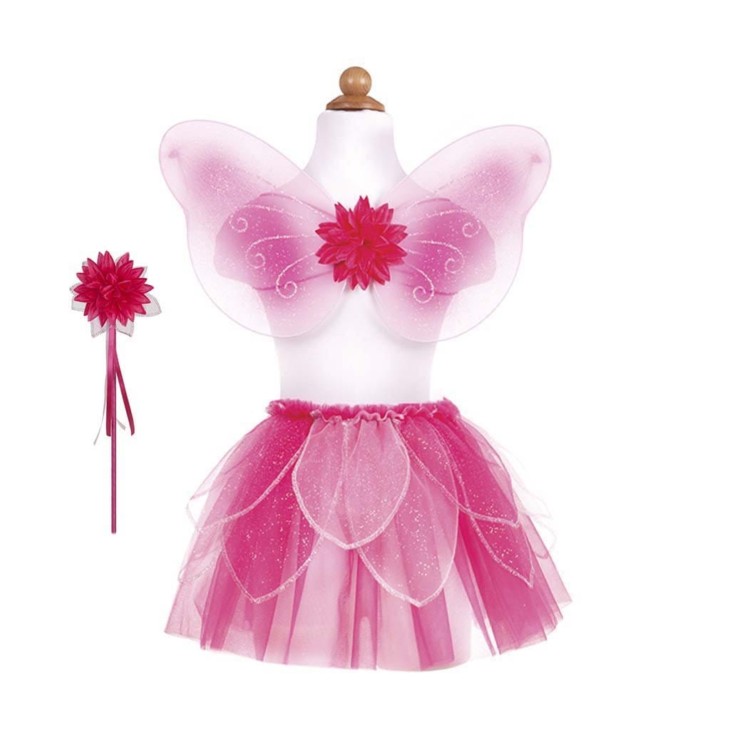 Fancy Flutter Skirt Sets with Wings & Wands-Skirts & Tutus-Retail-Pink-Great Pretenders USA