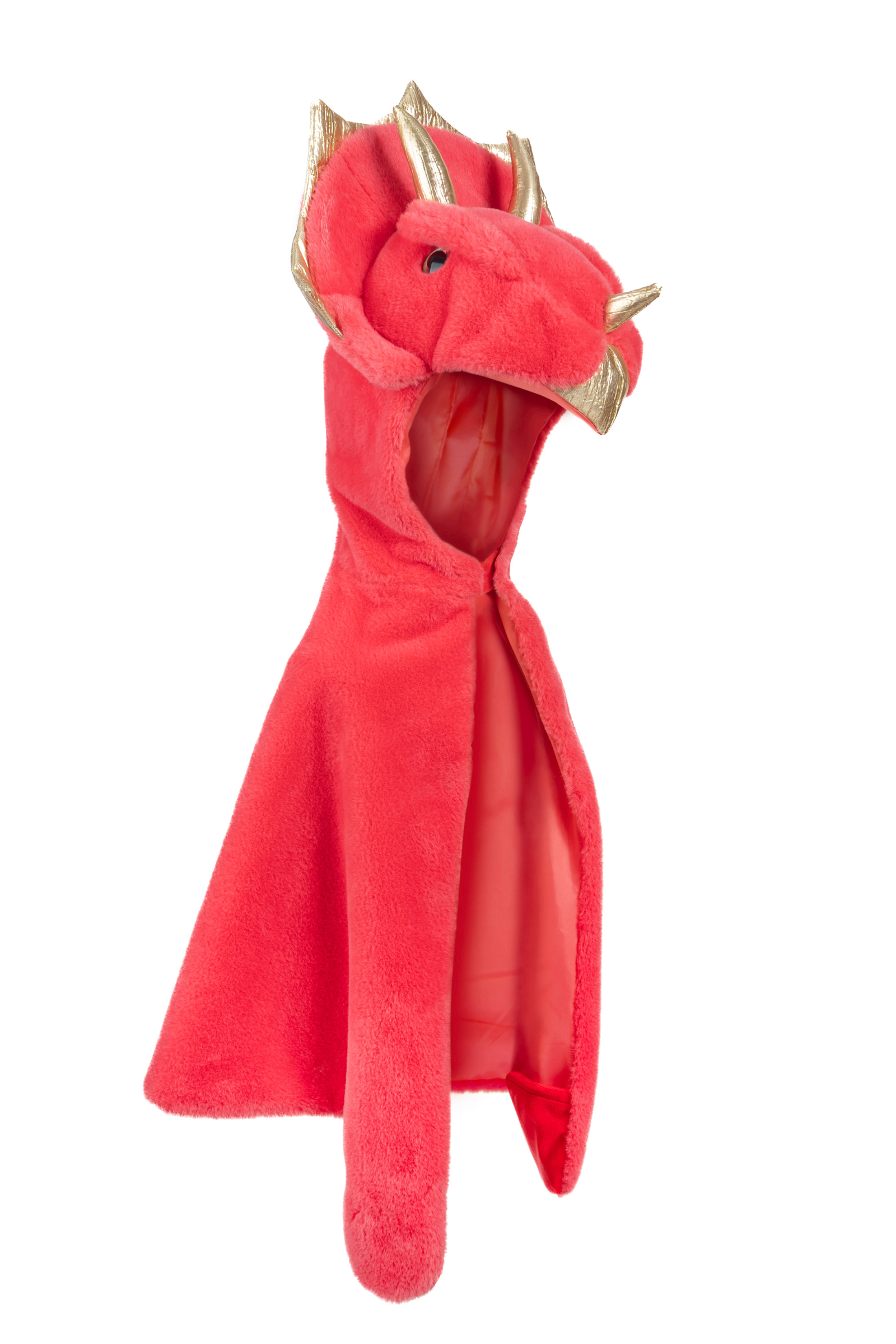 Red Triceratops Cuddle Cape