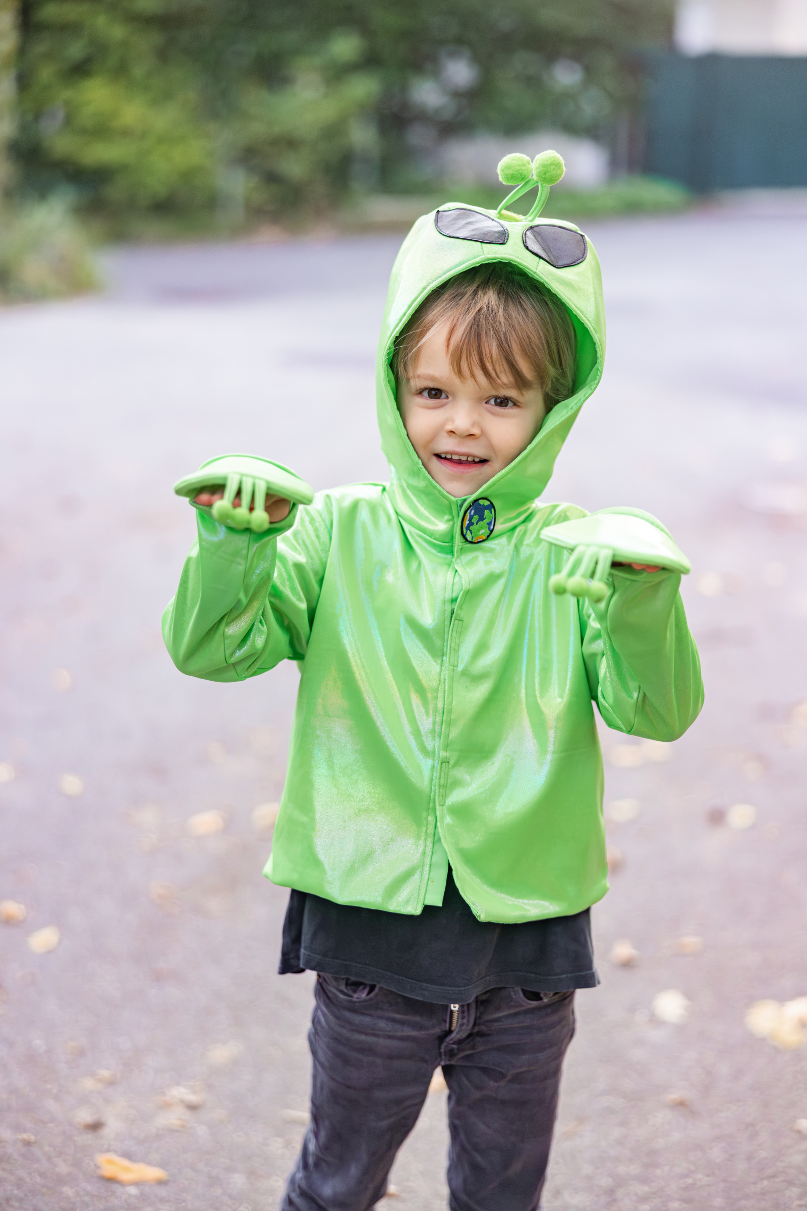 Galaxy Invader Jacket with Hood