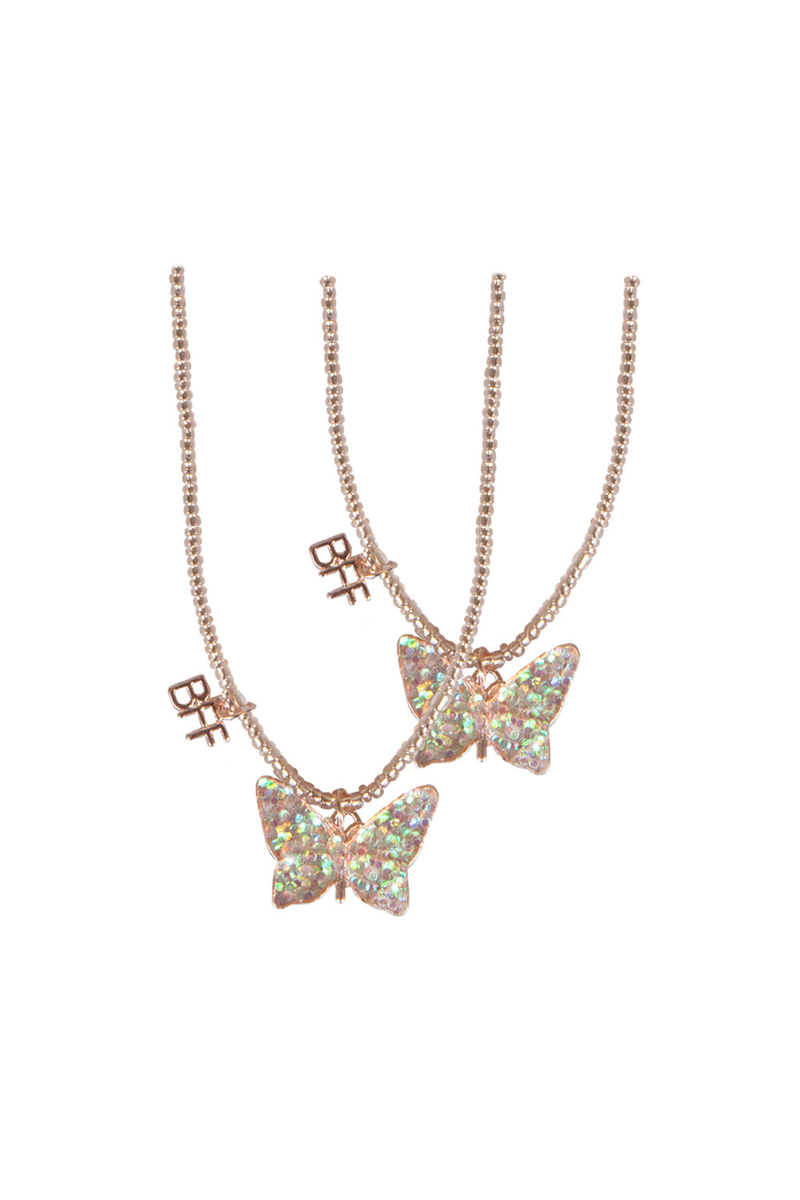 BFF Butterfly Share & Tear Necklaces