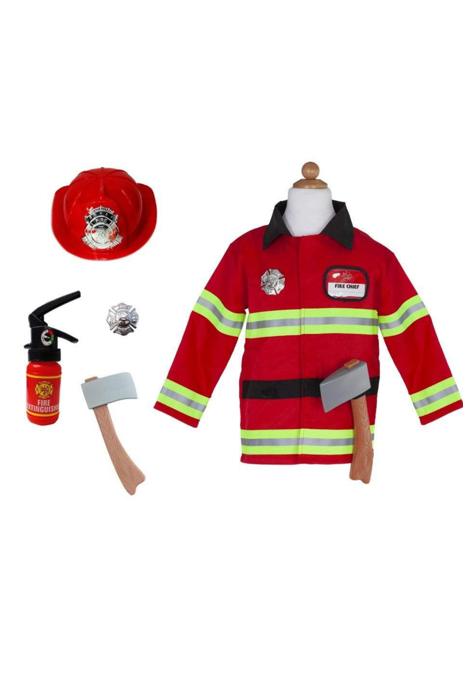 Tan Firefighter Set with Accessories