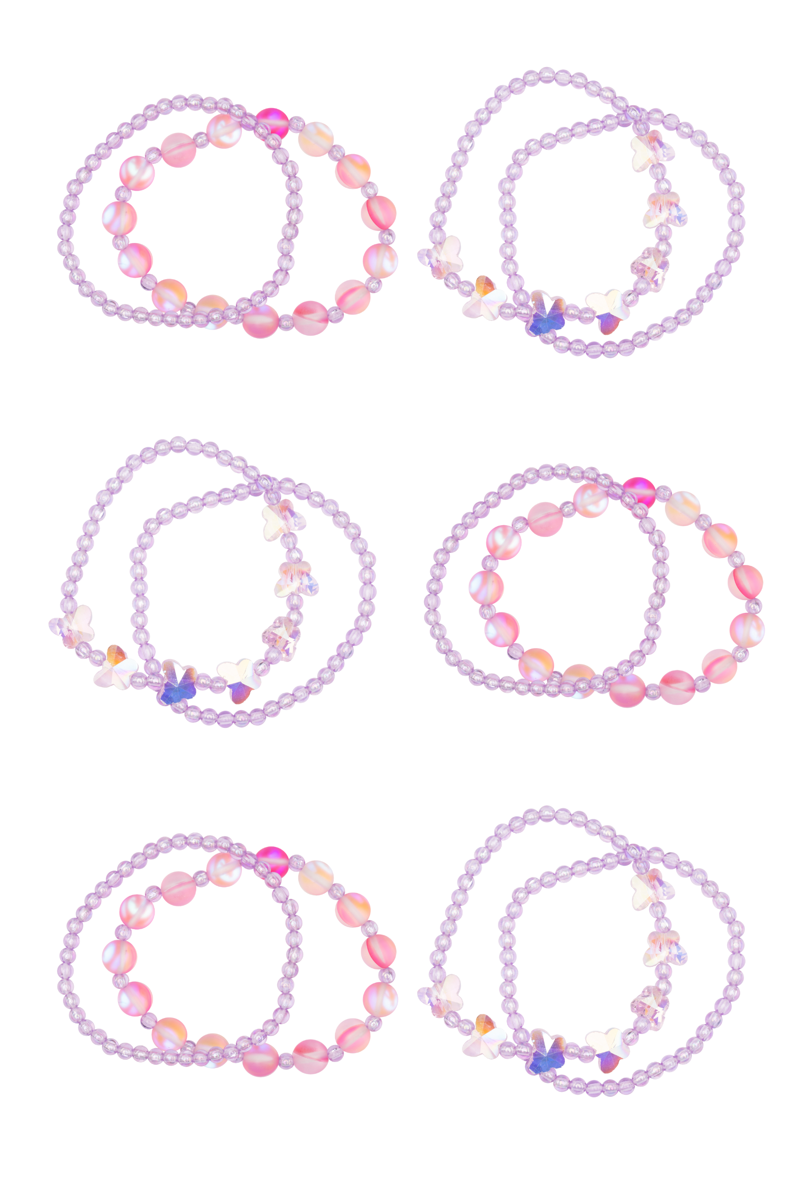 Boutique Shimmer Butterfly Bracelet Bundle