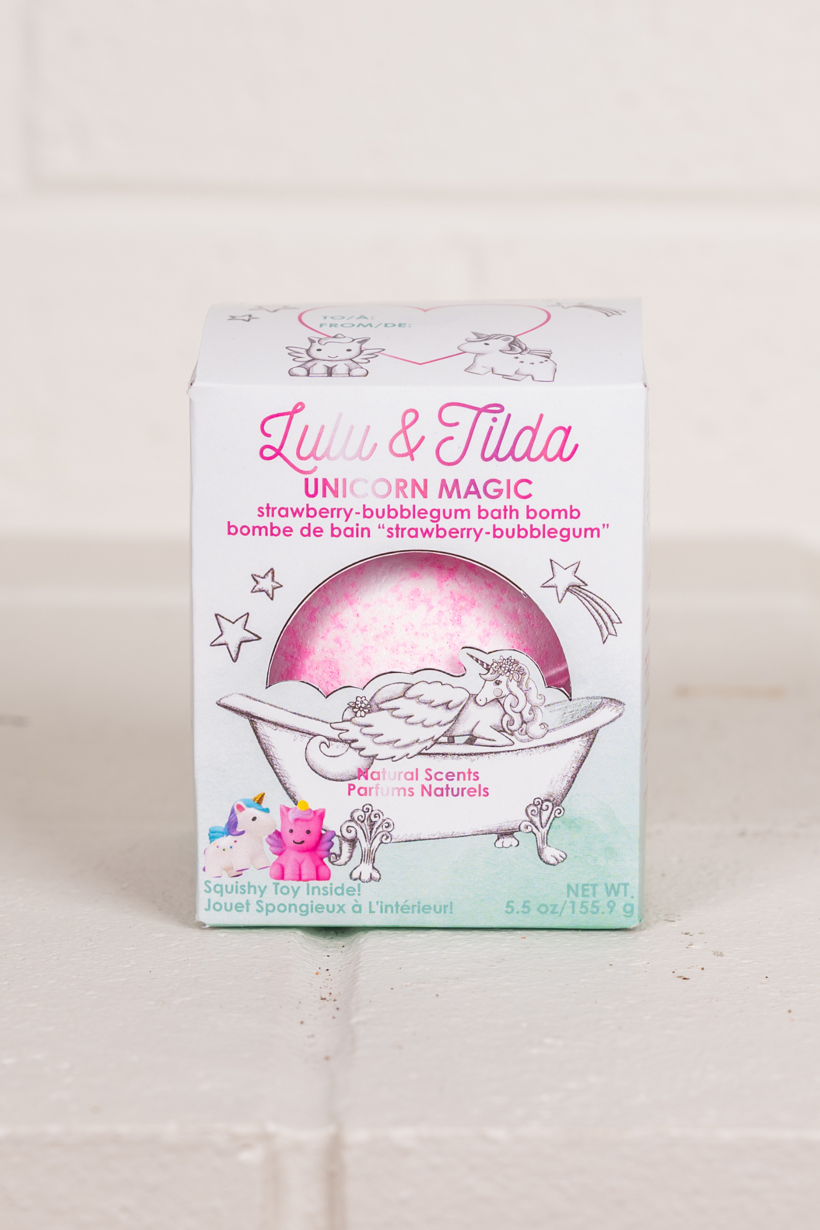 Bath Bomb with Surprise Squishie Inside