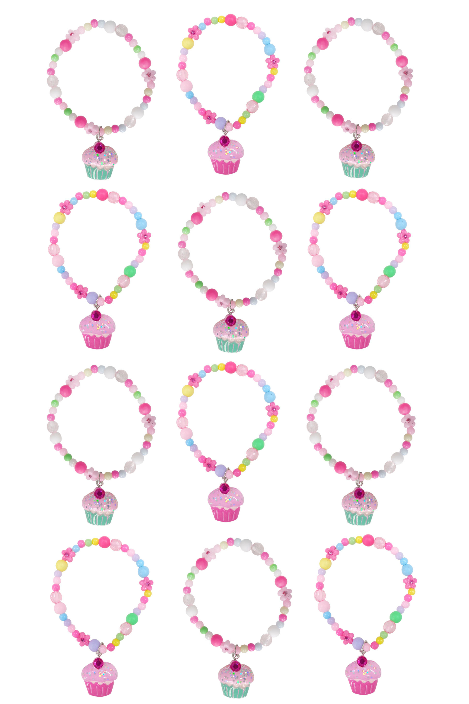 Cutie Cupcake Crunch Bracelet Bundle-Bundles-Retail-12 PACK-Great Pretenders USA