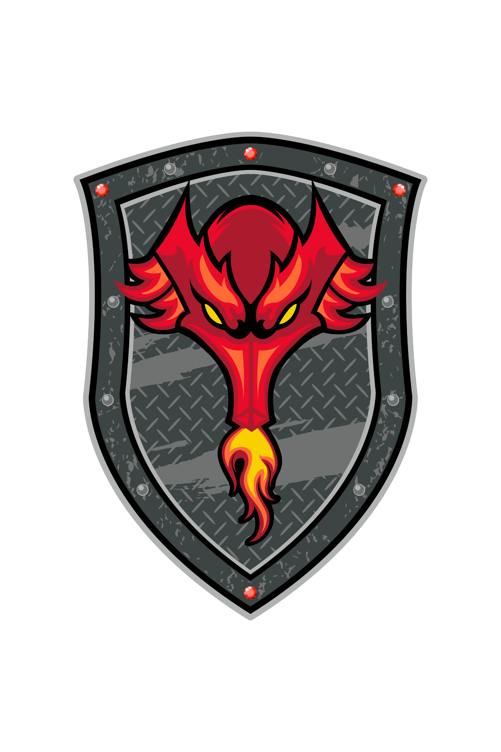 EVA Foam Shield-Shield-Retail-Red Dragon-Great Pretenders USA