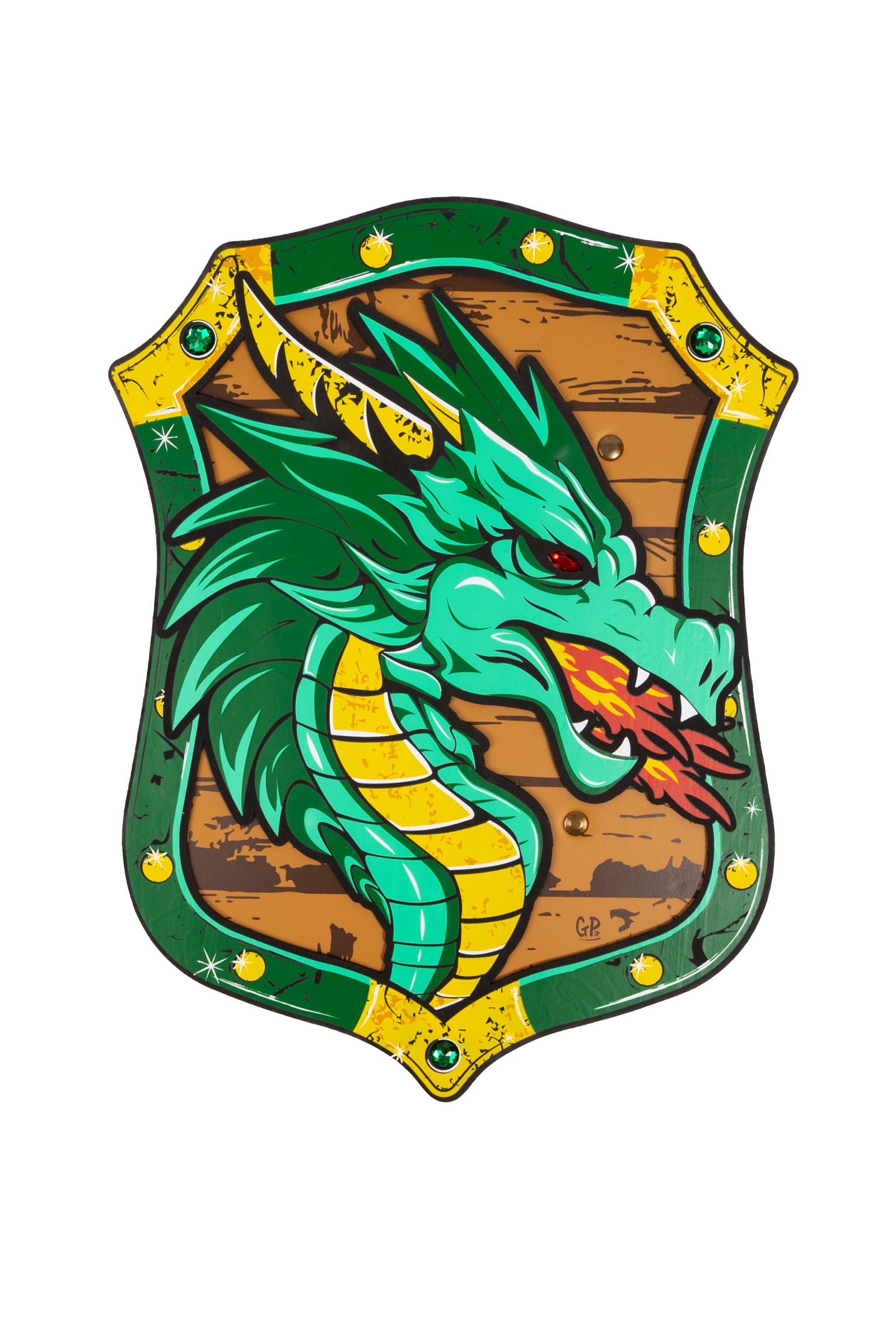EVA Foam Shield-Shield-Retail-Green Dragon-Great Pretenders USA