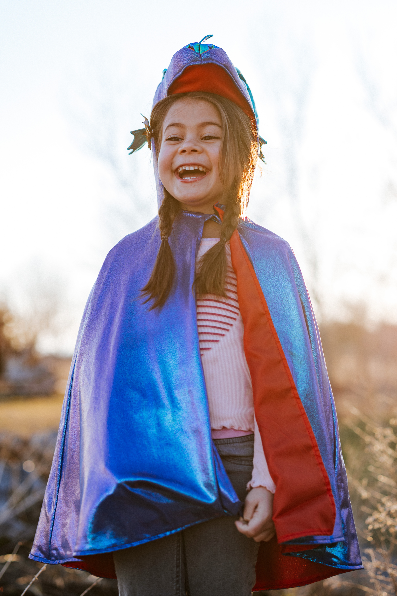 Ruby The Metallic Dragon Cape