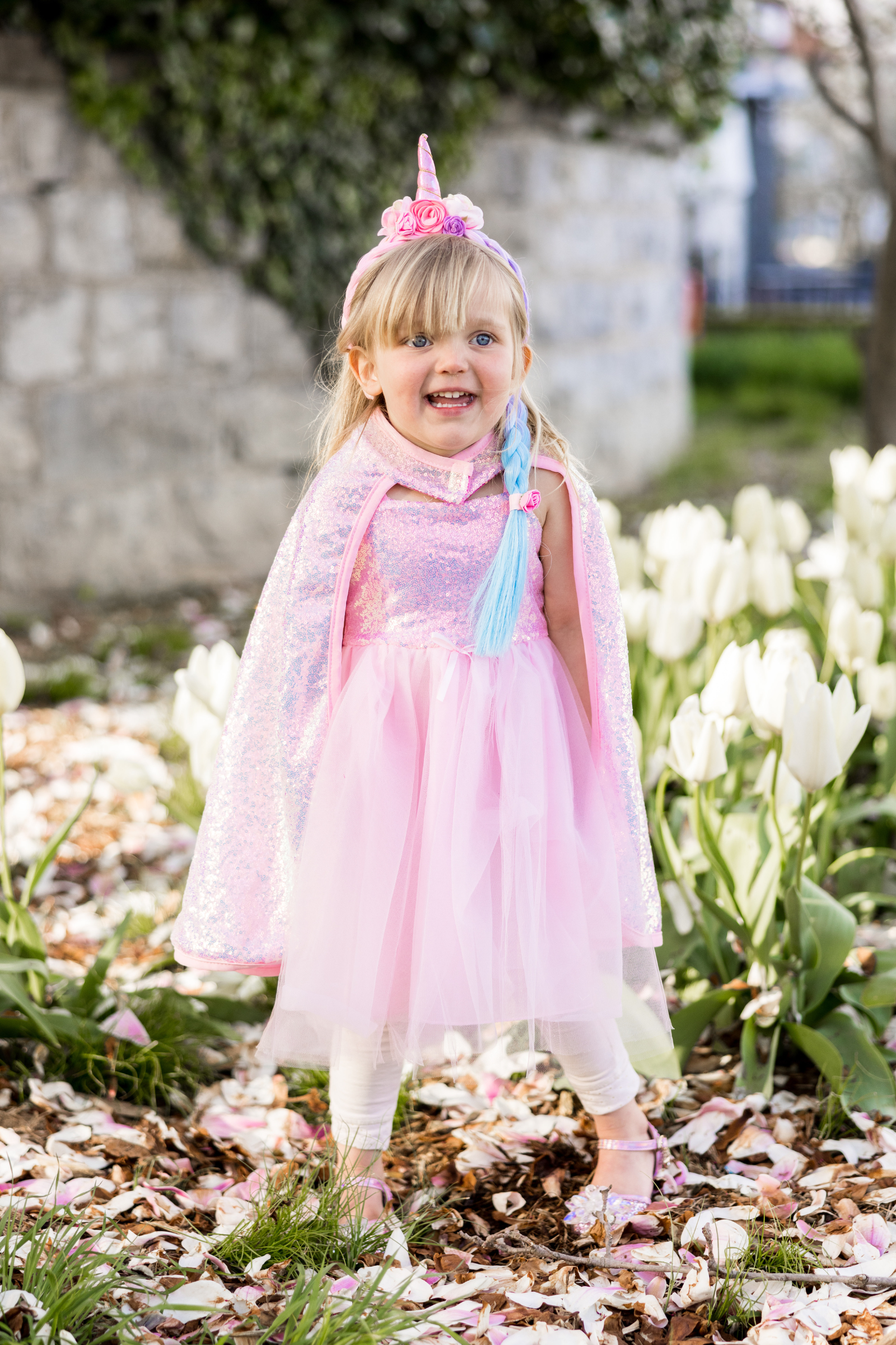 Pink Sequins Cape