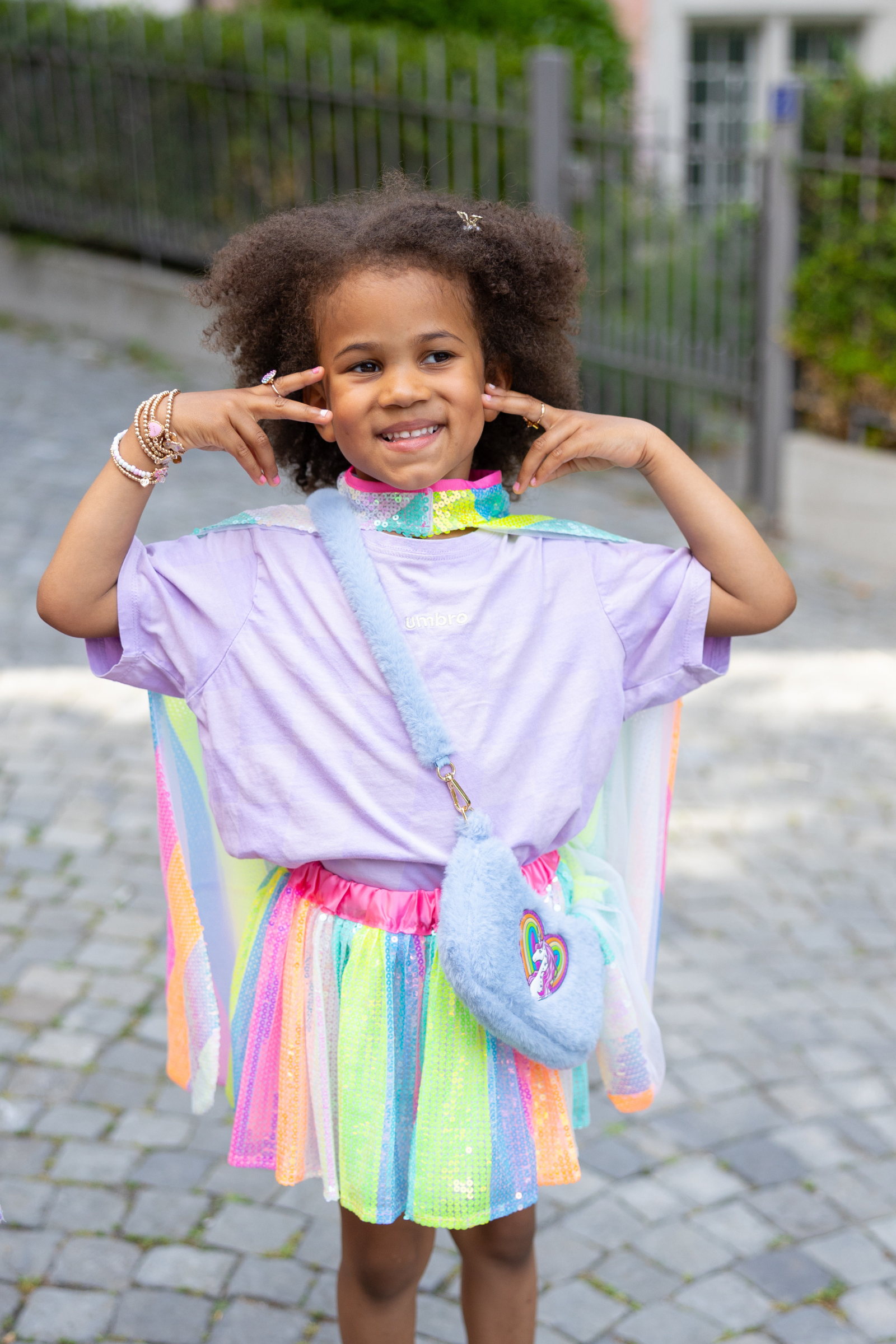 Rainbow Cuddle Crossbody Purse