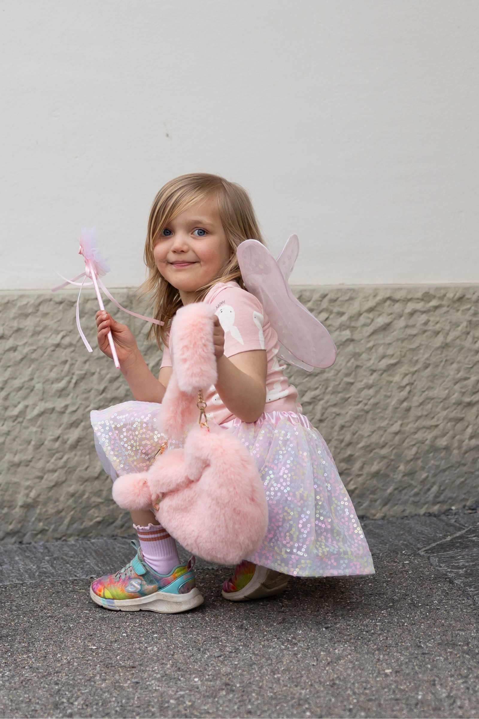 Peach Passion Furry Purse