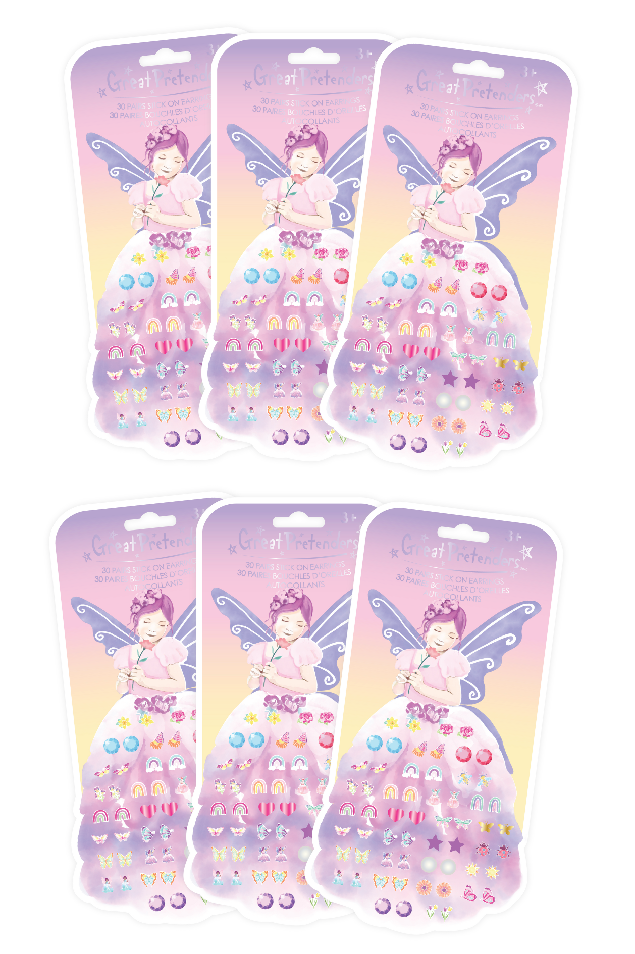 Butterfly Fairy Triana Sticker Earring Bundle