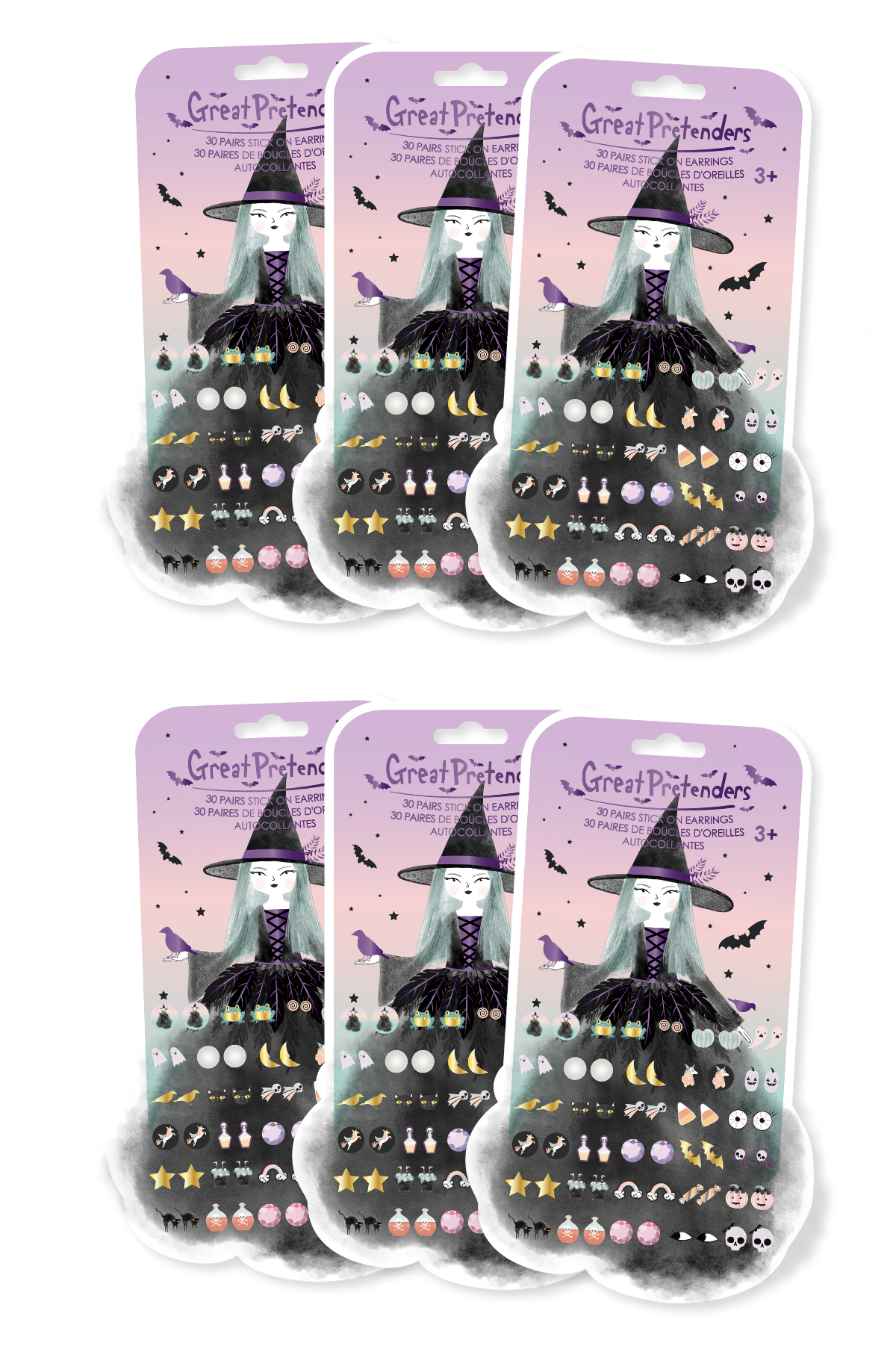Mesmerizing Natasha Halloween Sticker Earrings Bundle