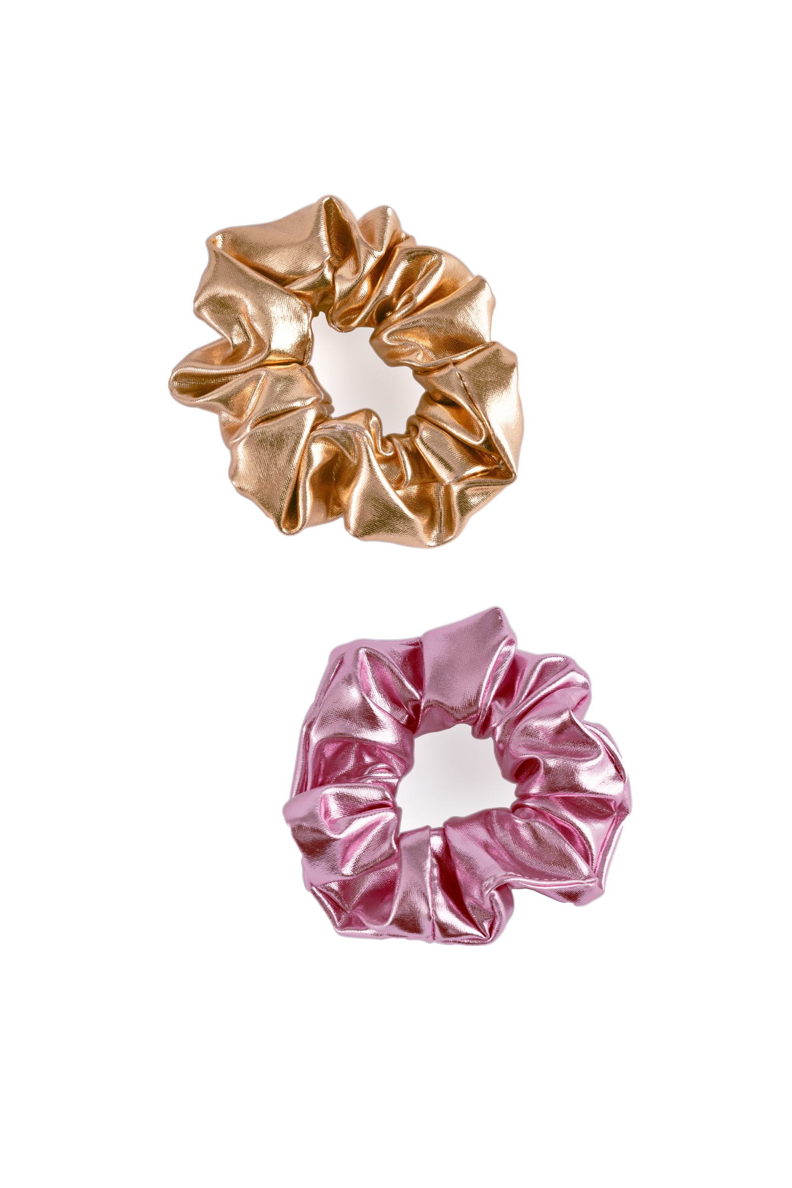 Boutique Chic Love Life Scrunchies, 2pcs Assorted