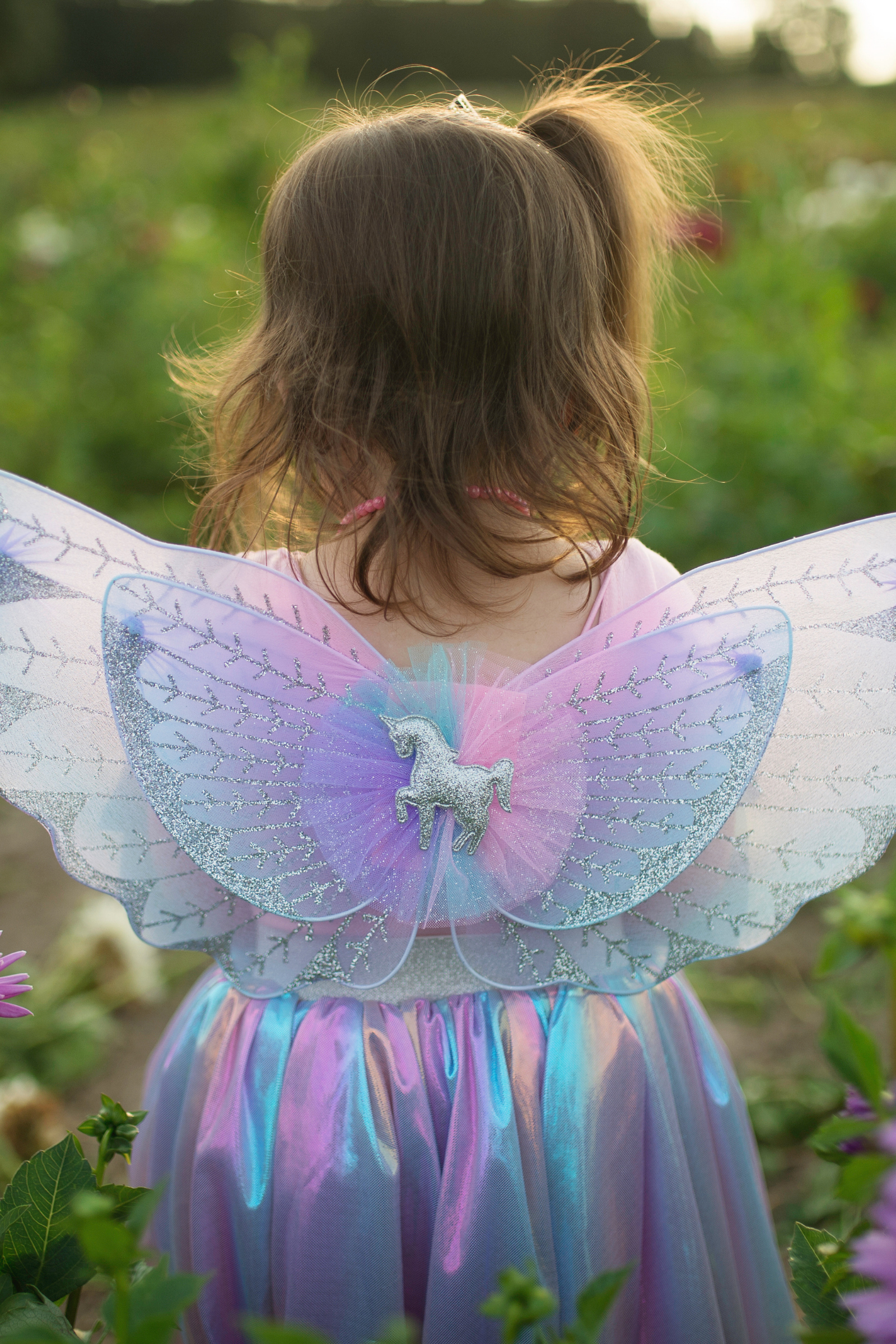 New Princess Baby Girl Unicorn Outfit Fairy Wings Tutu Skirt Party Kids  Clothes