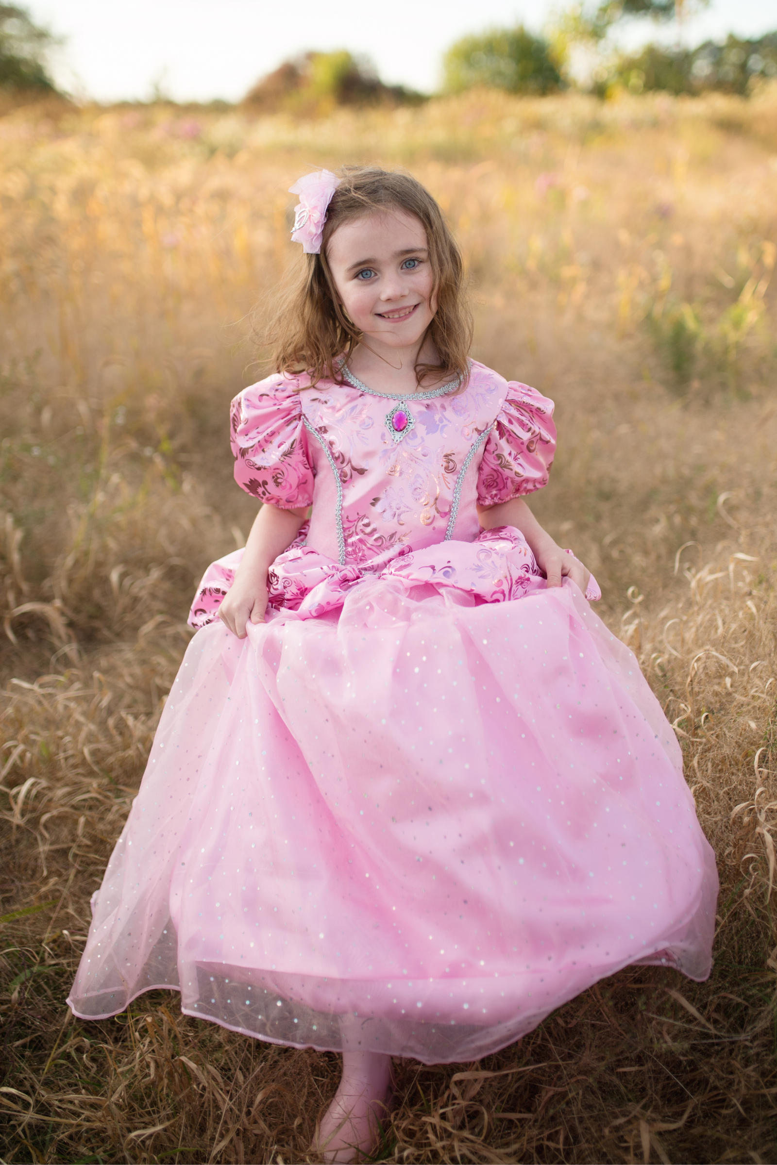 Royal Pretty Princess Dress-Dresses-Retail-Pink-Size 3-4-Great Pretenders USA