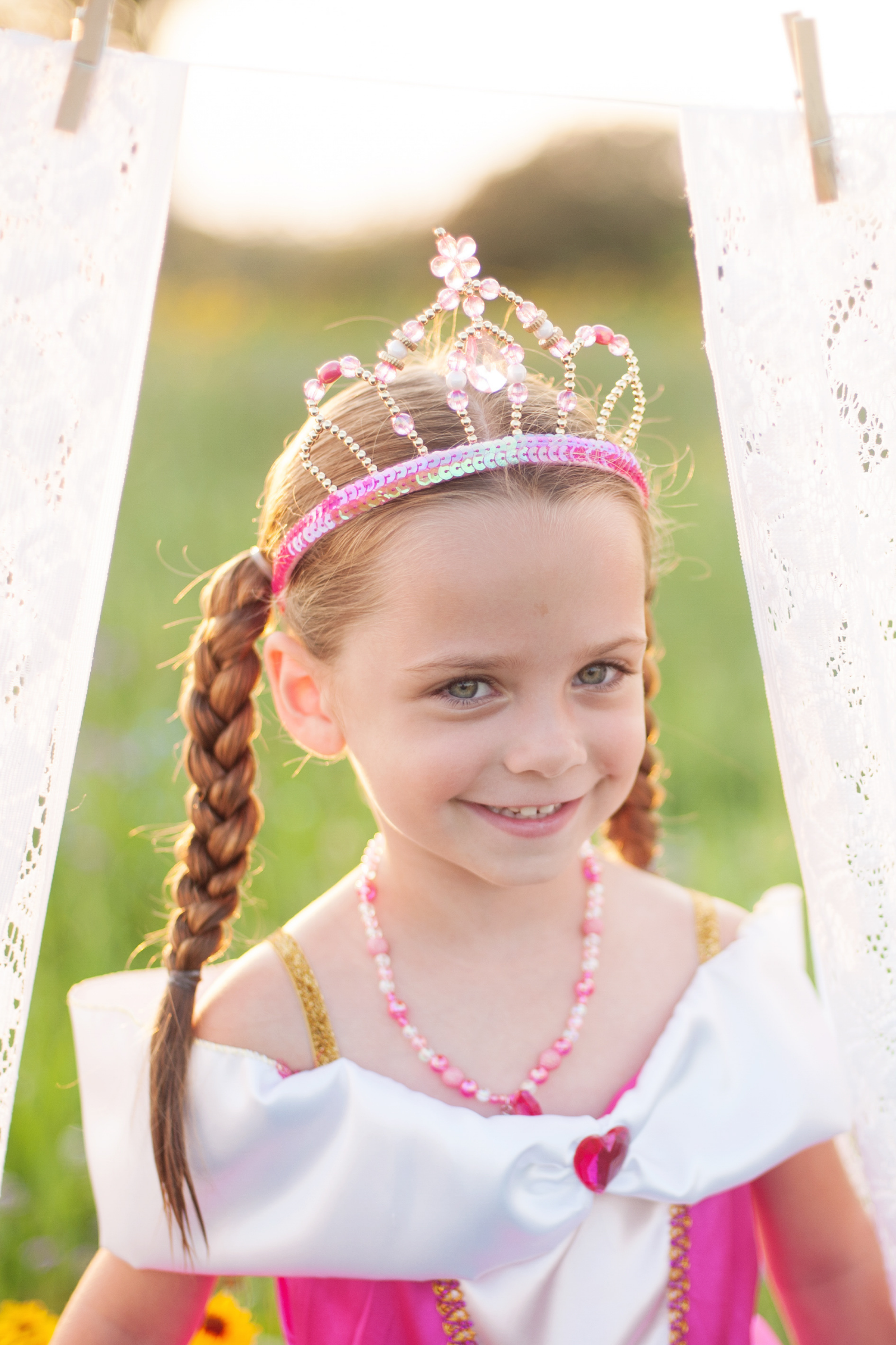 Pink & Gold Fairy Princess Tiara-Tiaras & Halos-Retail-Great Pretenders USA