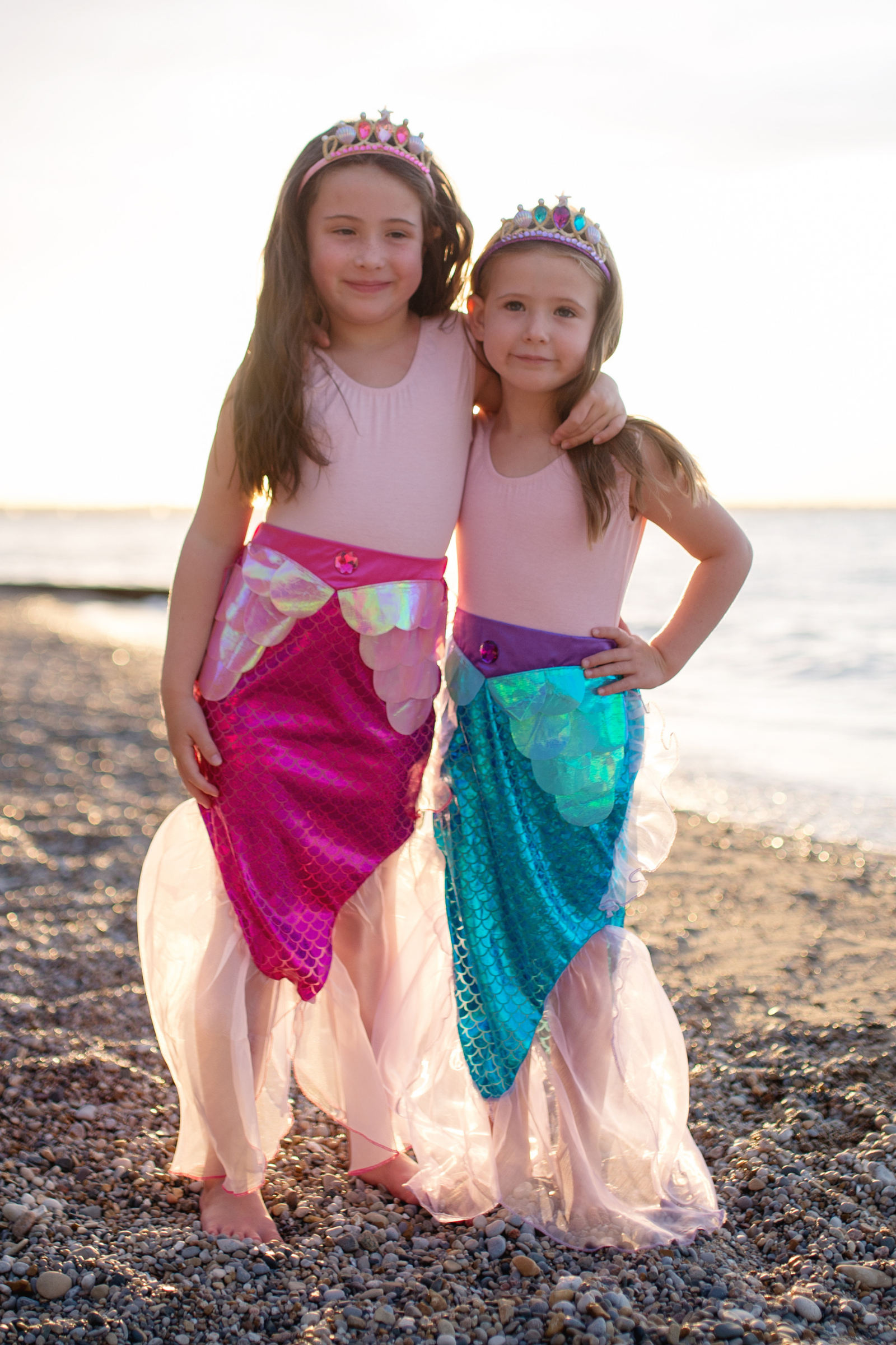 Mermaid Glimmer Skirt Set with Headband-Skirts & Tutus-Retail-Great Pretenders USA