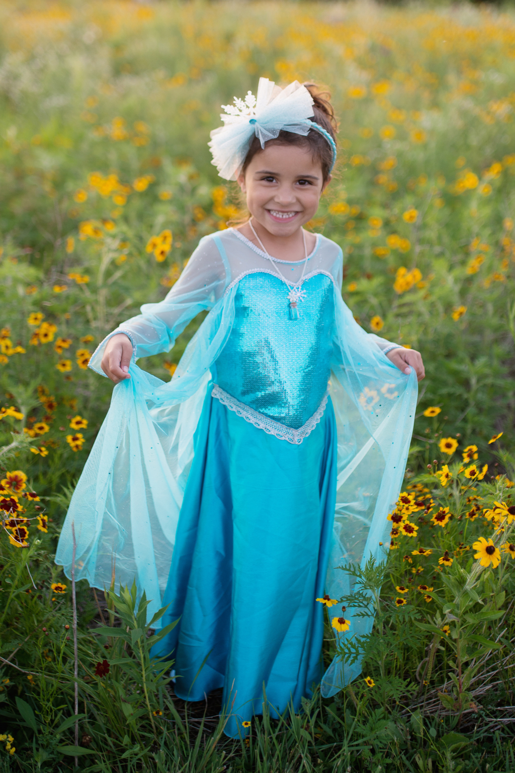 Ice Queen Dress with Cape Size 3-4