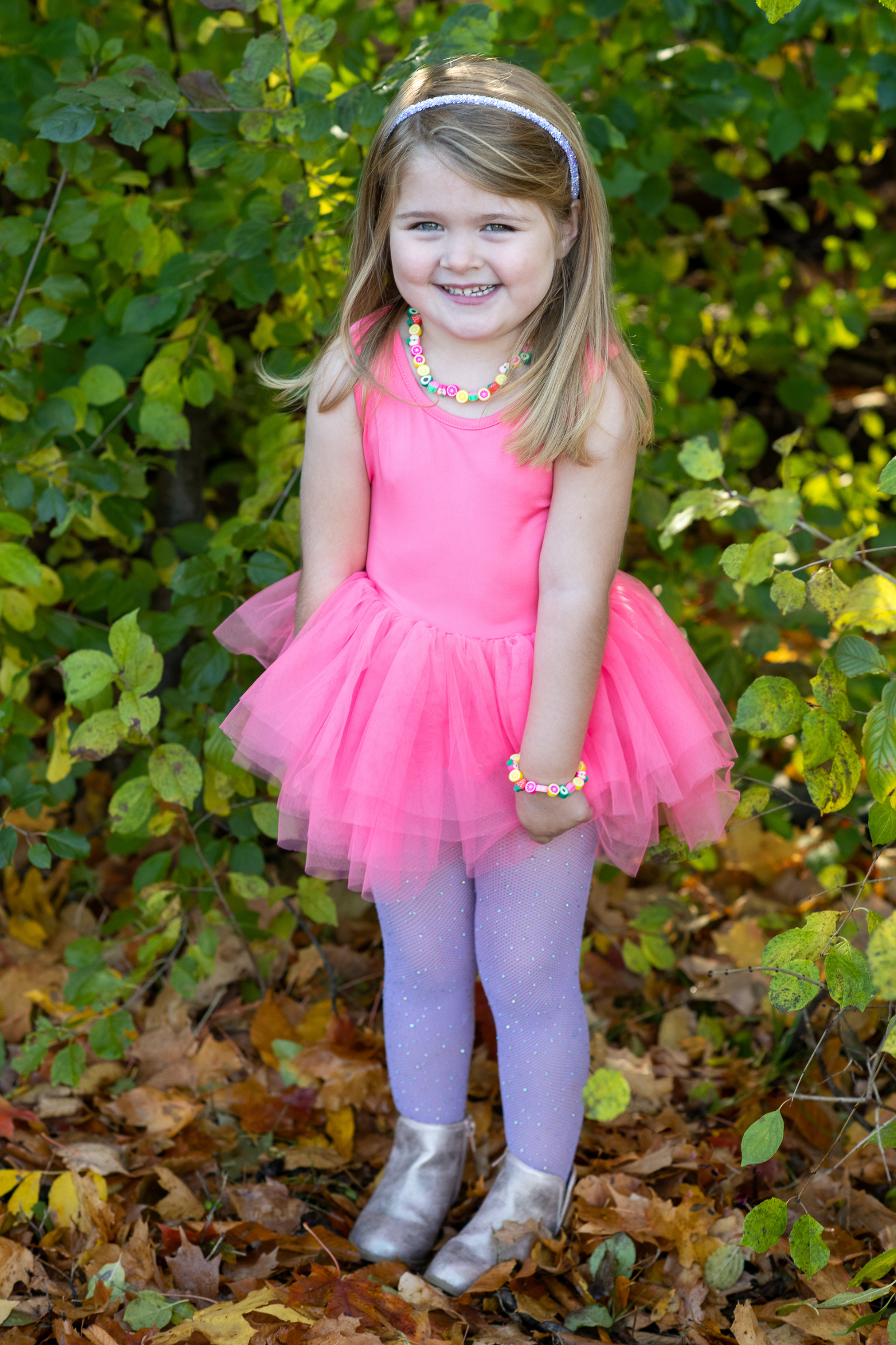 Girl pink top tutu skirt