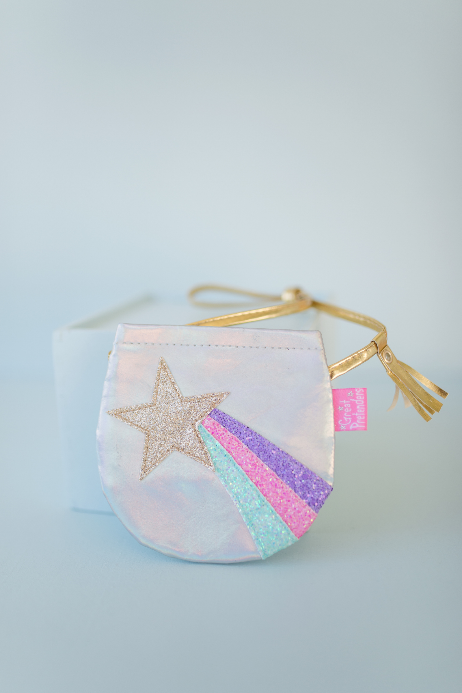 Metallic Star Crossbody Bag - Silver New From Claires