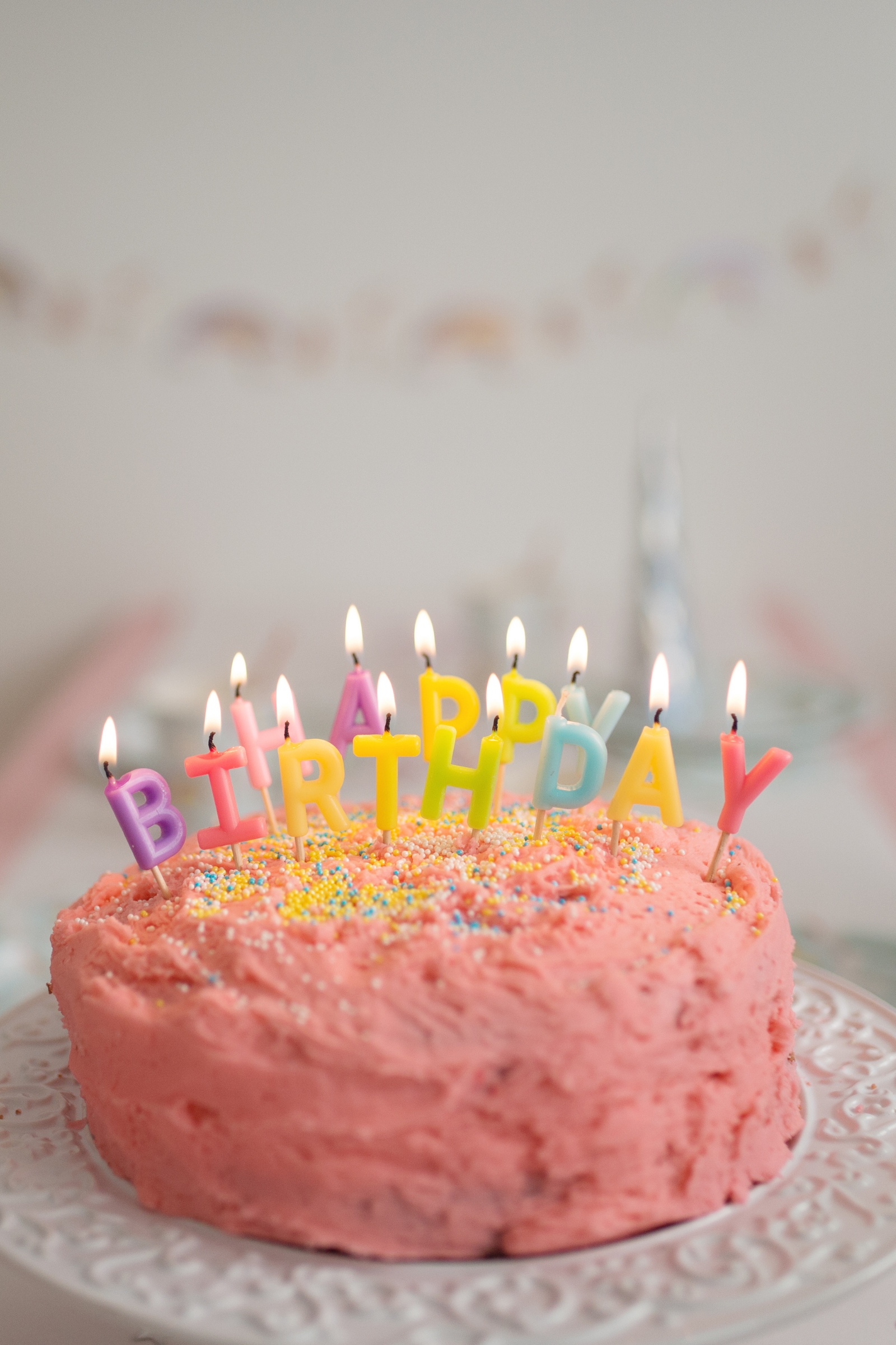 Candles - Rainbow - Happy Birthday