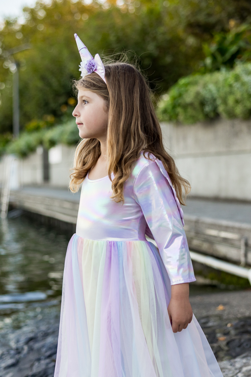 Alicorn Dress with Wings & Headband