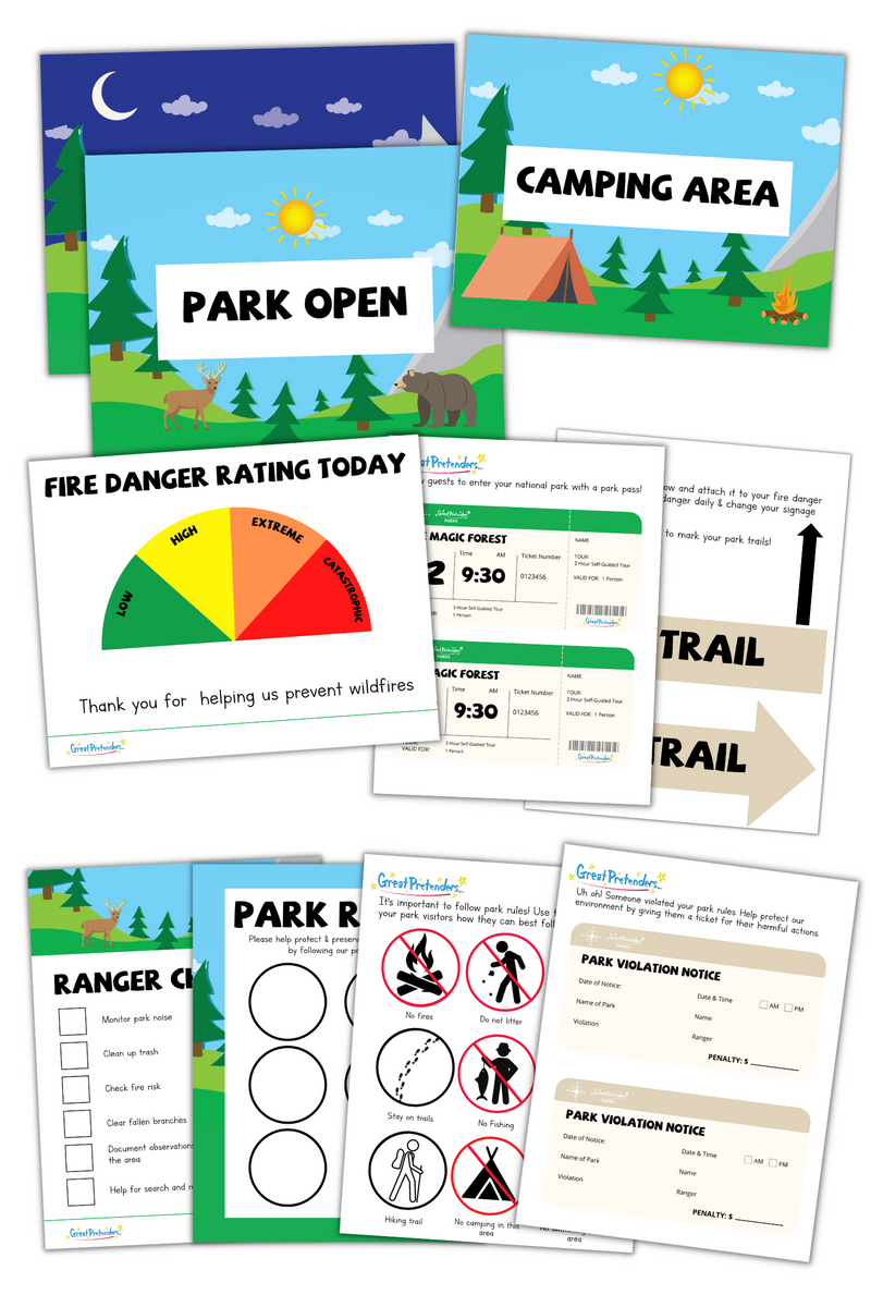 Park Ranger Dramatic Play Downloads-Retail-Great Pretenders USA