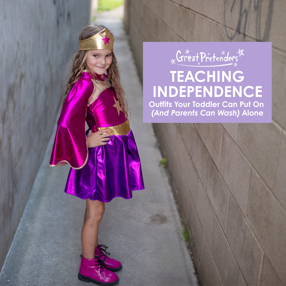 Teaching Independence: Outfits Your Toddler Can Put On (And You Can Wash) Alone