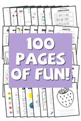 Summer Learning Materials - 100 pages!-Retail-Great Pretenders USA