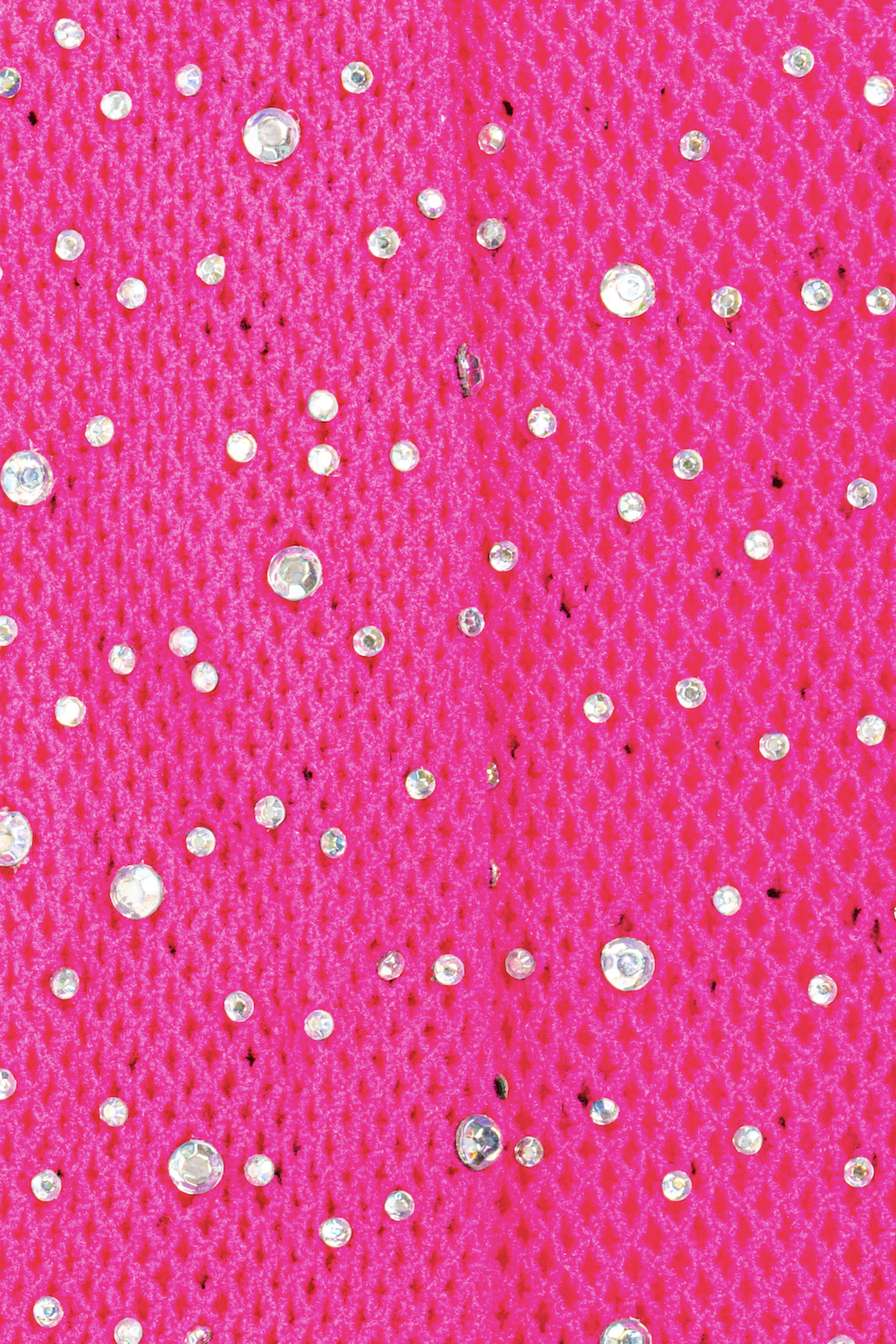 10Yards 25/34MM Hot Diamonds Winter Brushed Fabric Pink Glisten