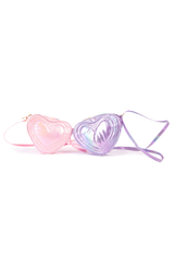True Heart Cross Body Bags, 2pcs Assorted