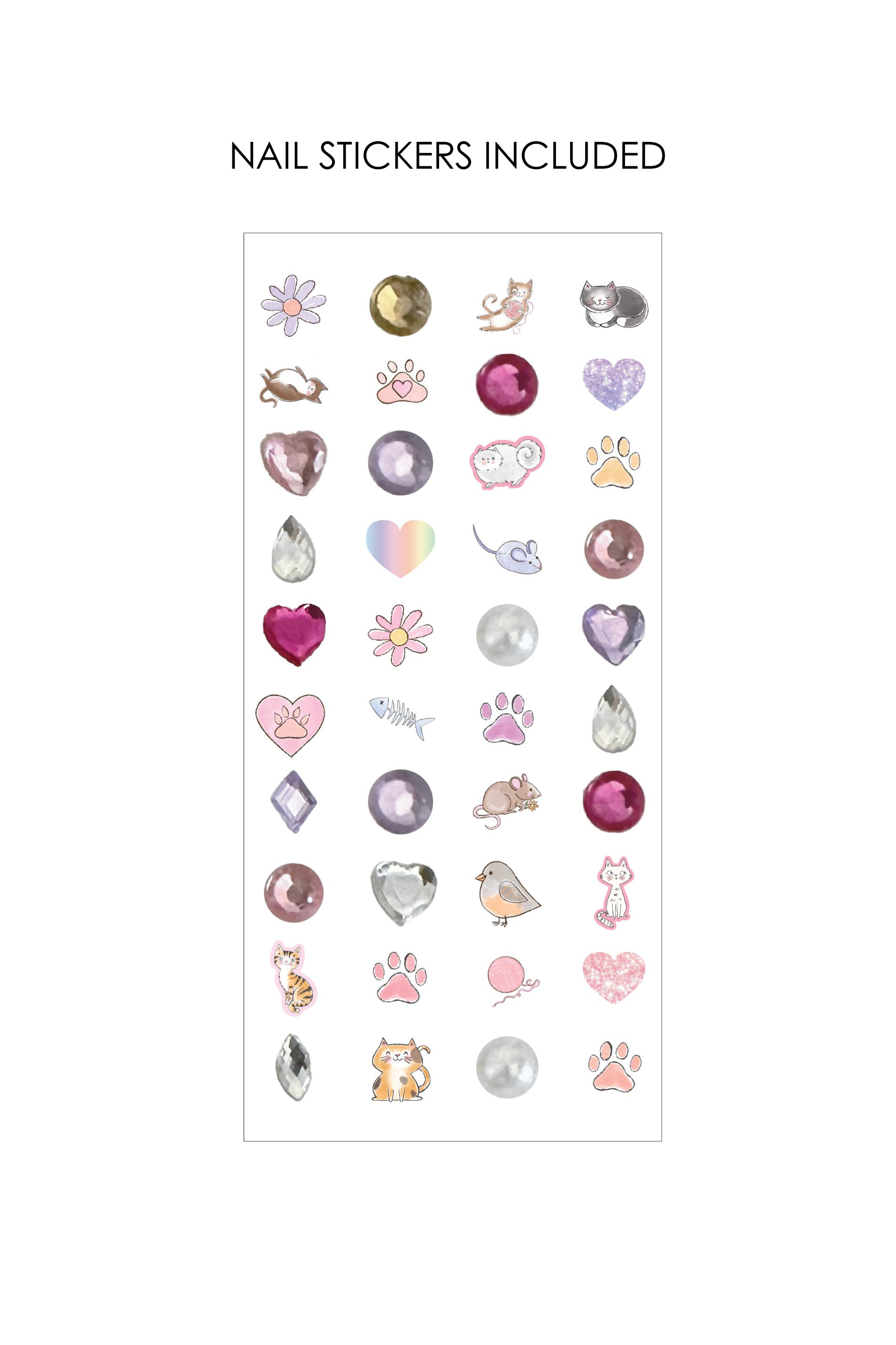 Claw-some Nail Polish and Nail Sticker Set