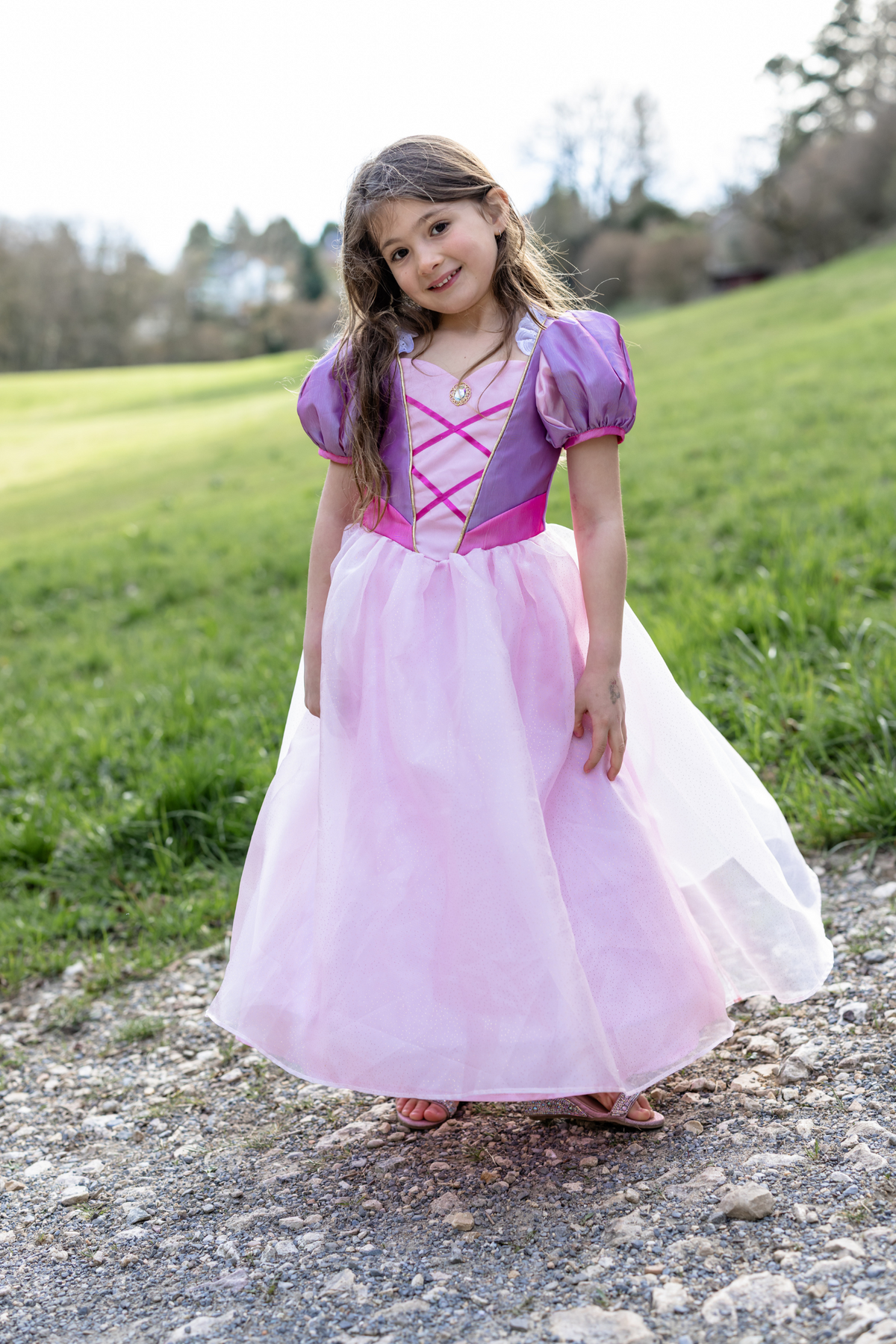 open lace back dress Rapunzel Maxi Dress – Only Little Once main image 0