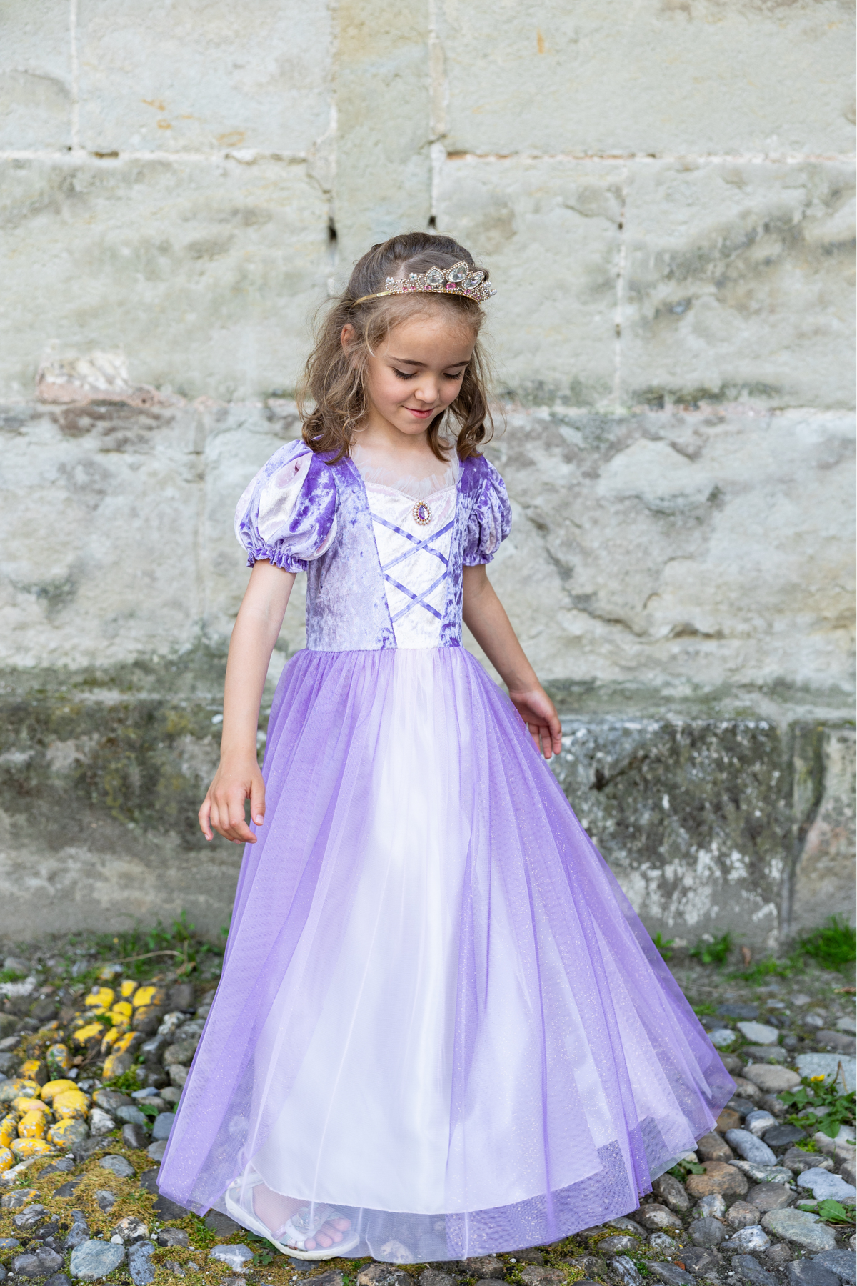 fairytale princess dress Velvety Soft Once Upon a Tower Princess Size 3-4