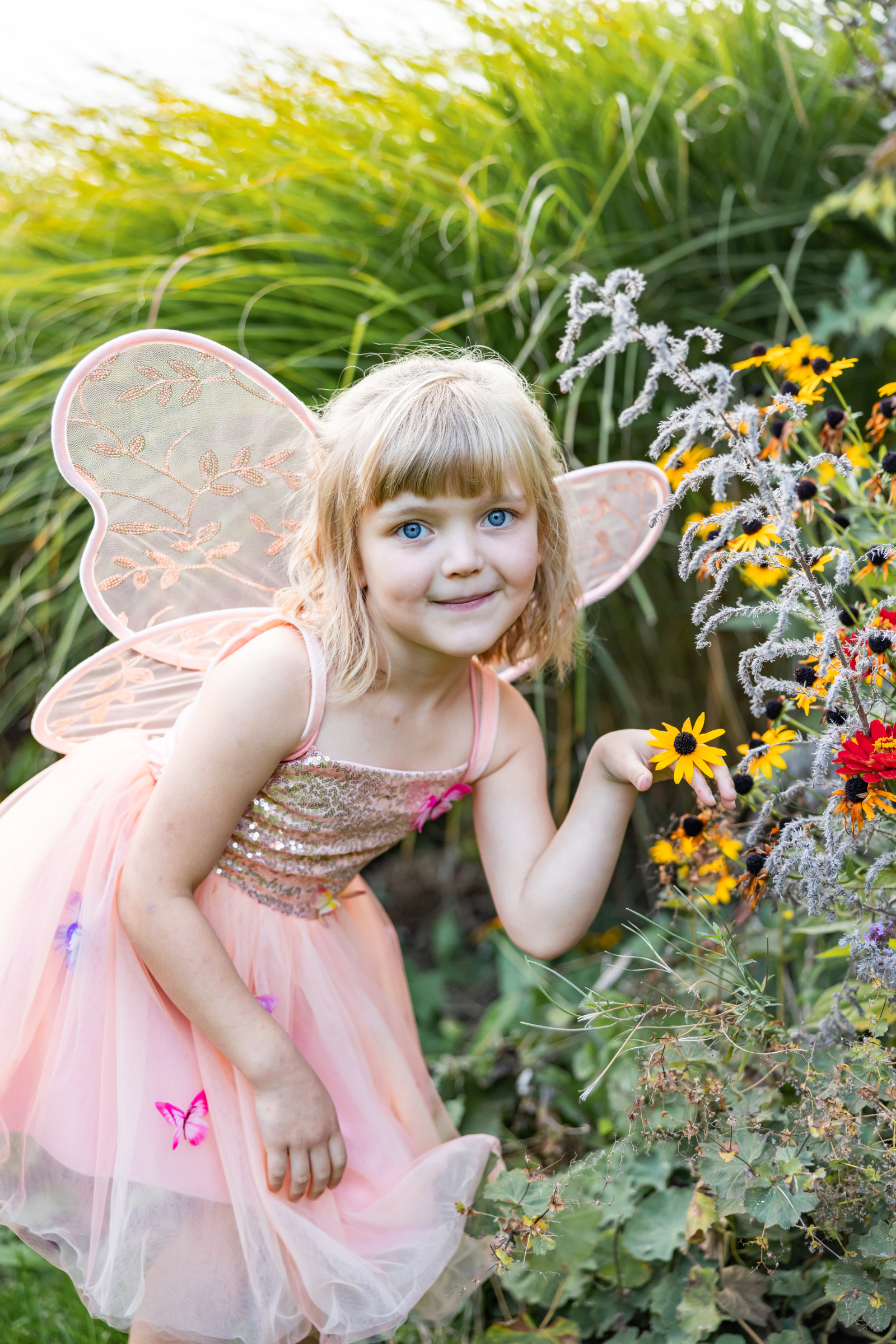 Butterfly Bliss Wings, Peach