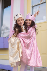 Gracious Gold Sequins Cape