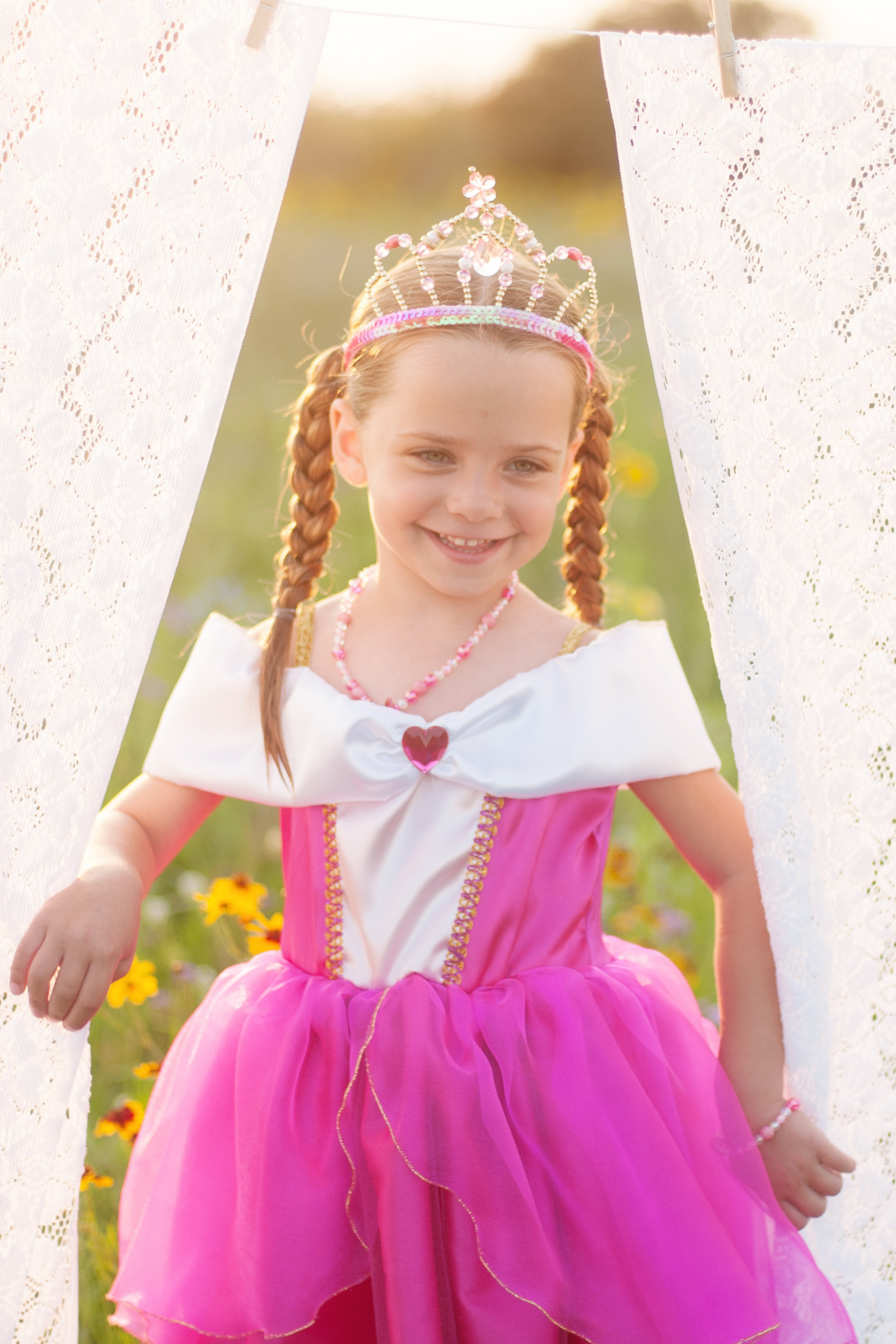 Tiara Fairy Princess Pink and Gold