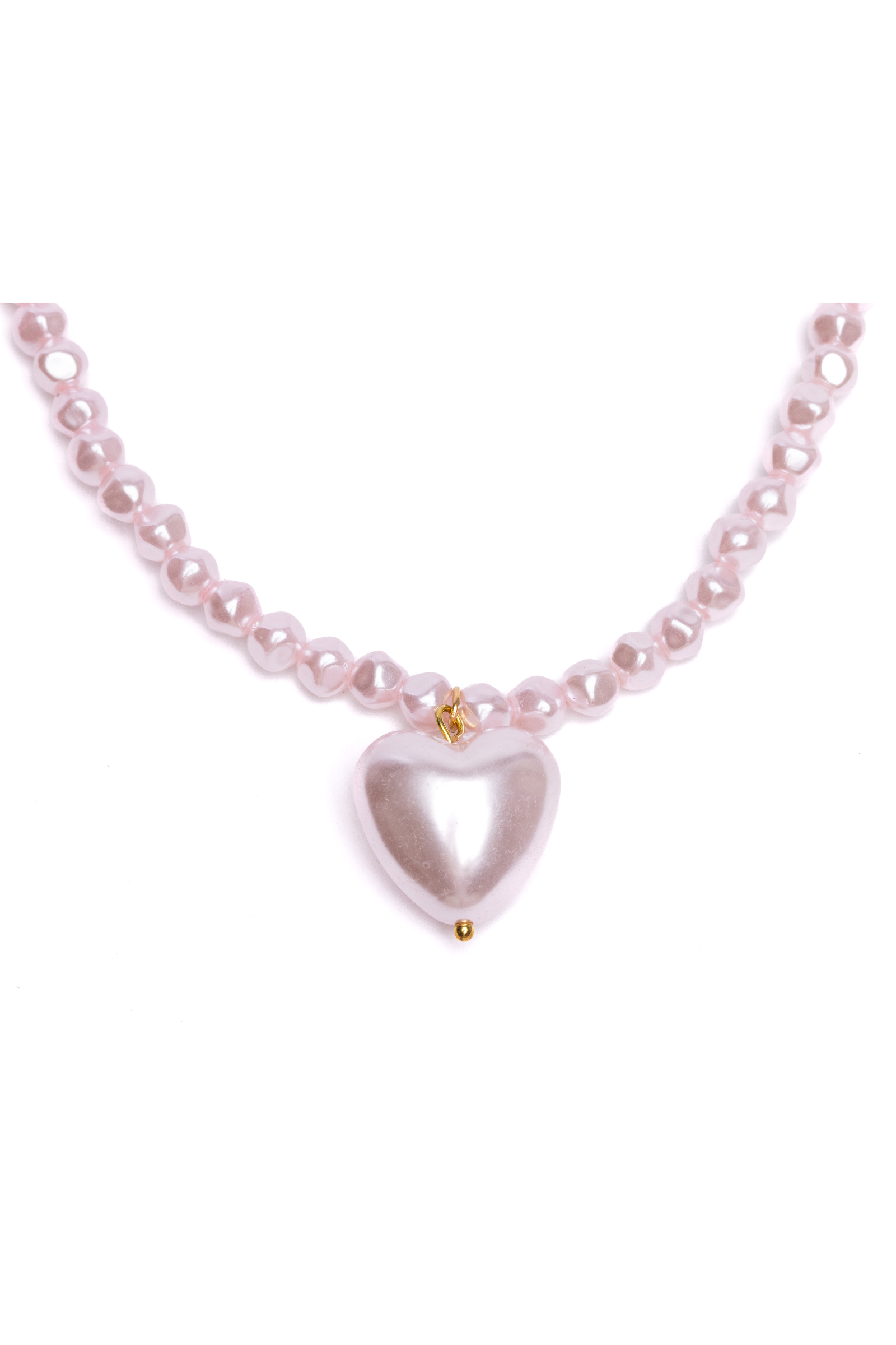 Buy Jewels Galaxy Jewellery For Women White Gold Plated Heart inspired Pearl  Necklace Online at Best Prices in India - JioMart.
