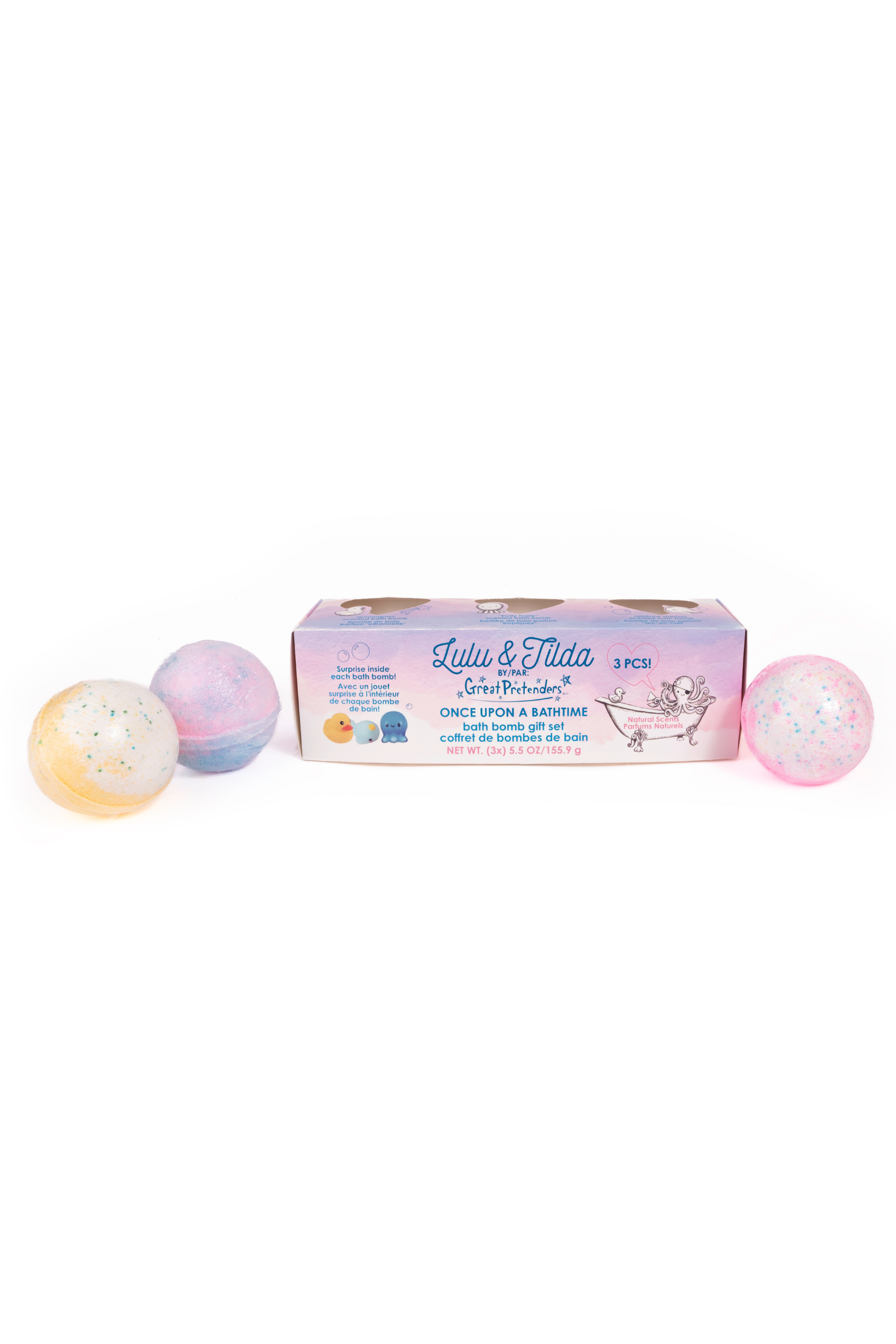 Once Upon a Bathtime Bath Bomb Box Set, with Surprise Squishie Inside