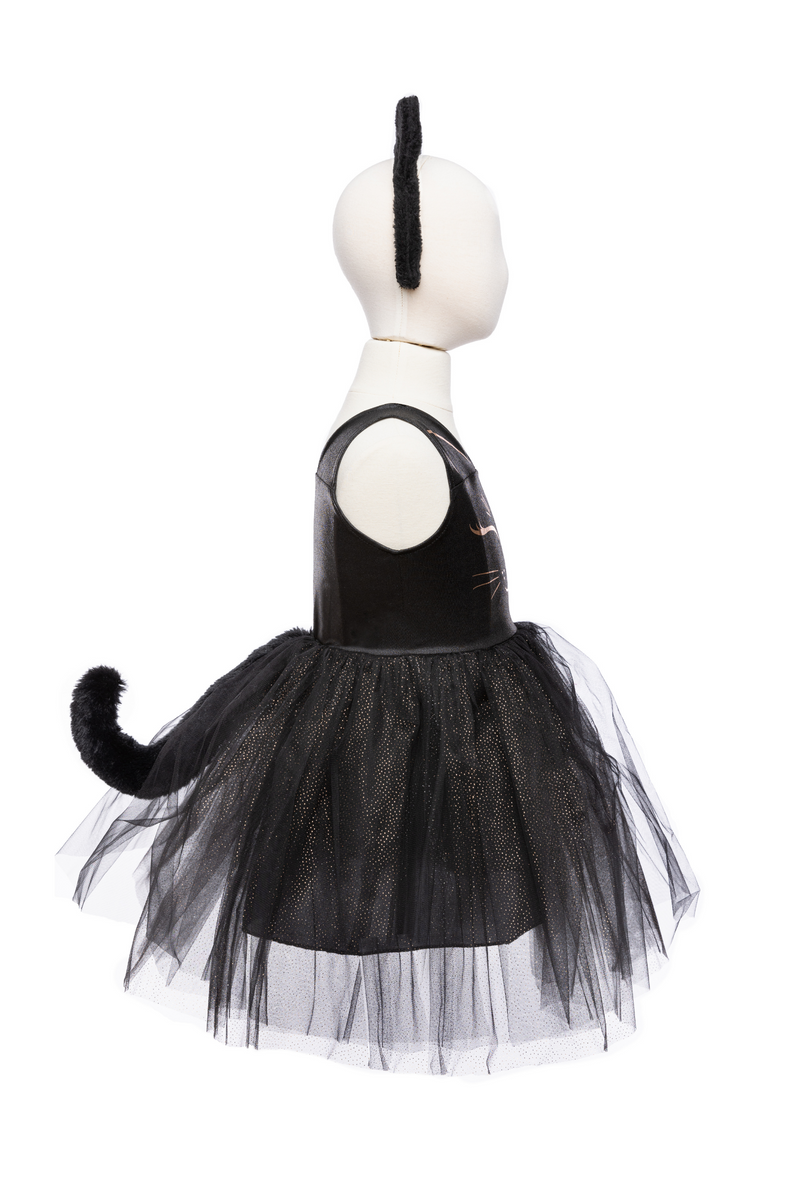 cat costume black dress Girl's Precious Black Cat Costume, Size: Large