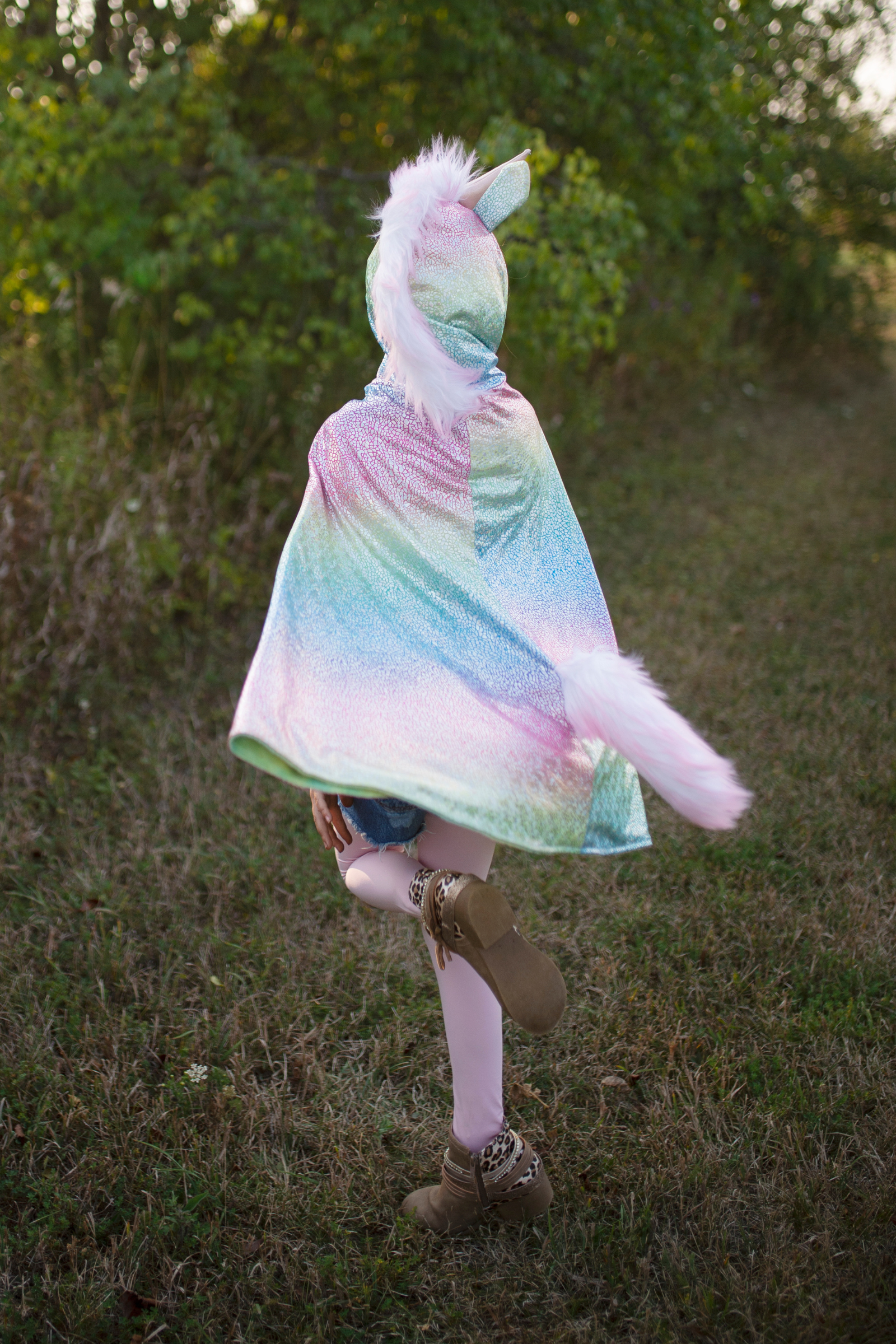 Reversible Unicorn Dragon Cape
