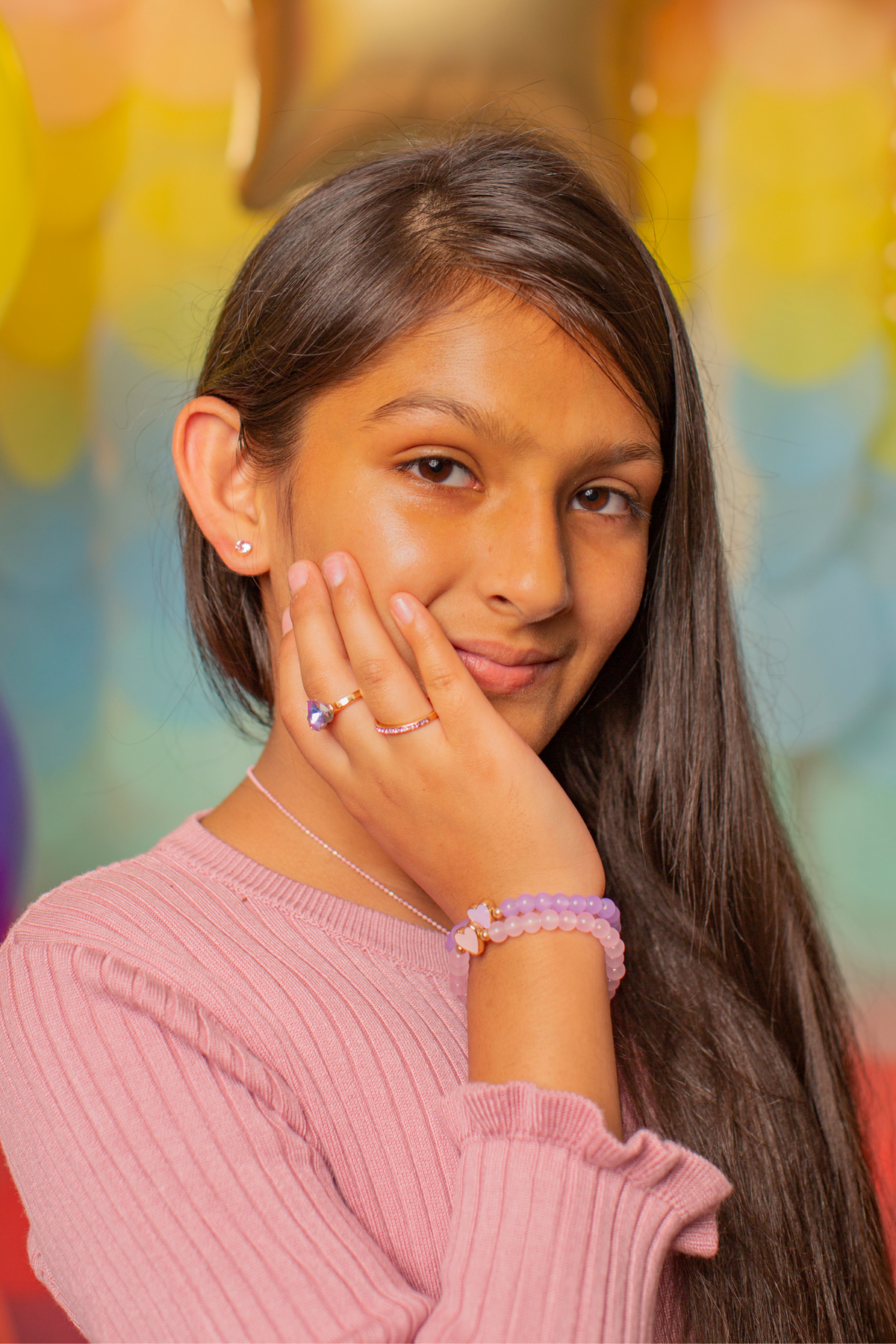 Great Pretenders Boutique Chic Precious Purple Ring Set