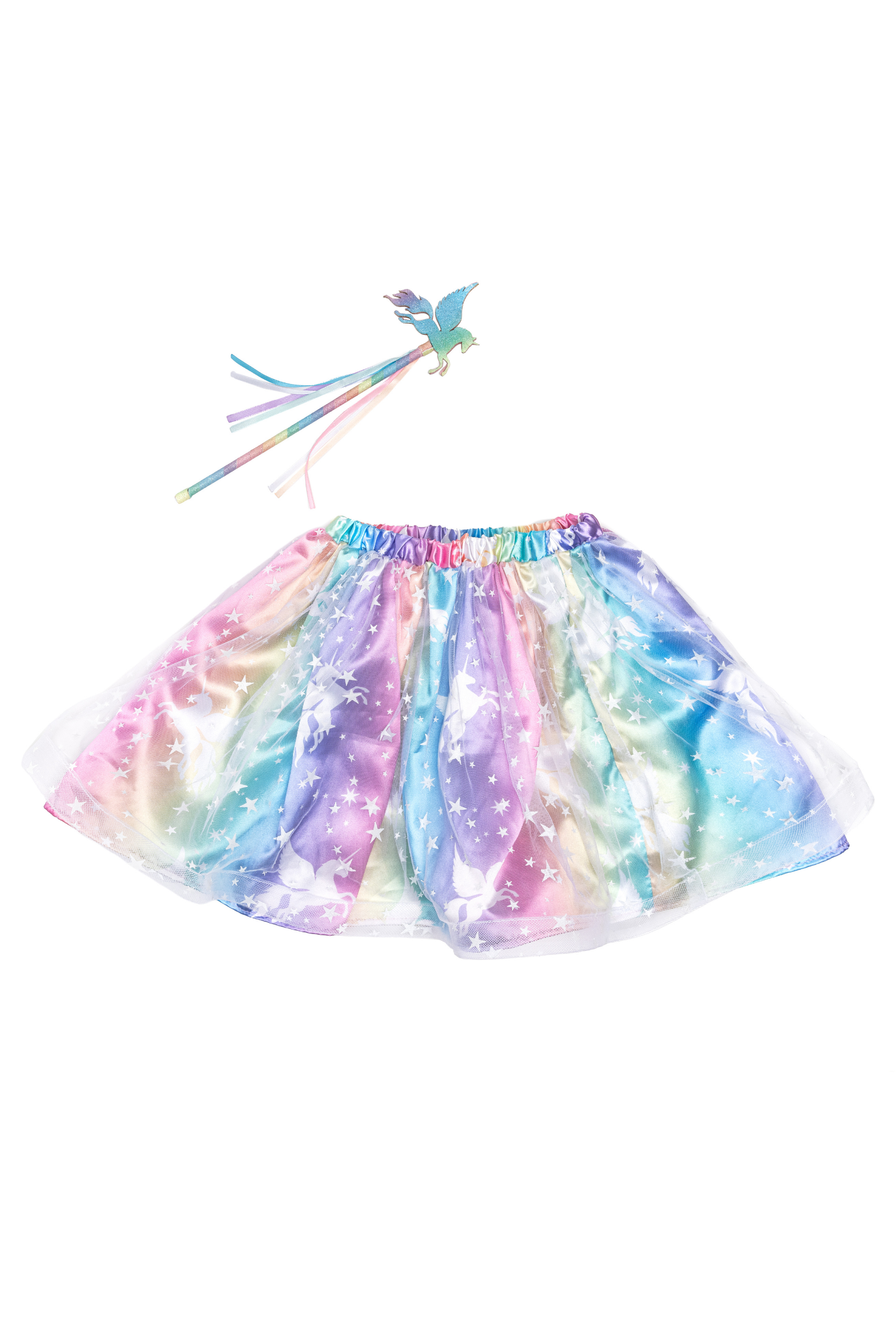 Enchanted Unicorn Skirt & Wand Set
