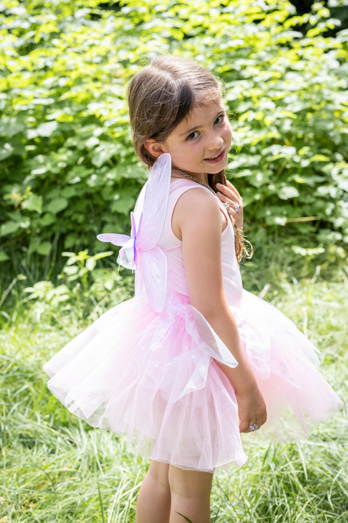 Rainbow Tutu With Rainbow Butterfly Wings Fairy Outfit Fairy